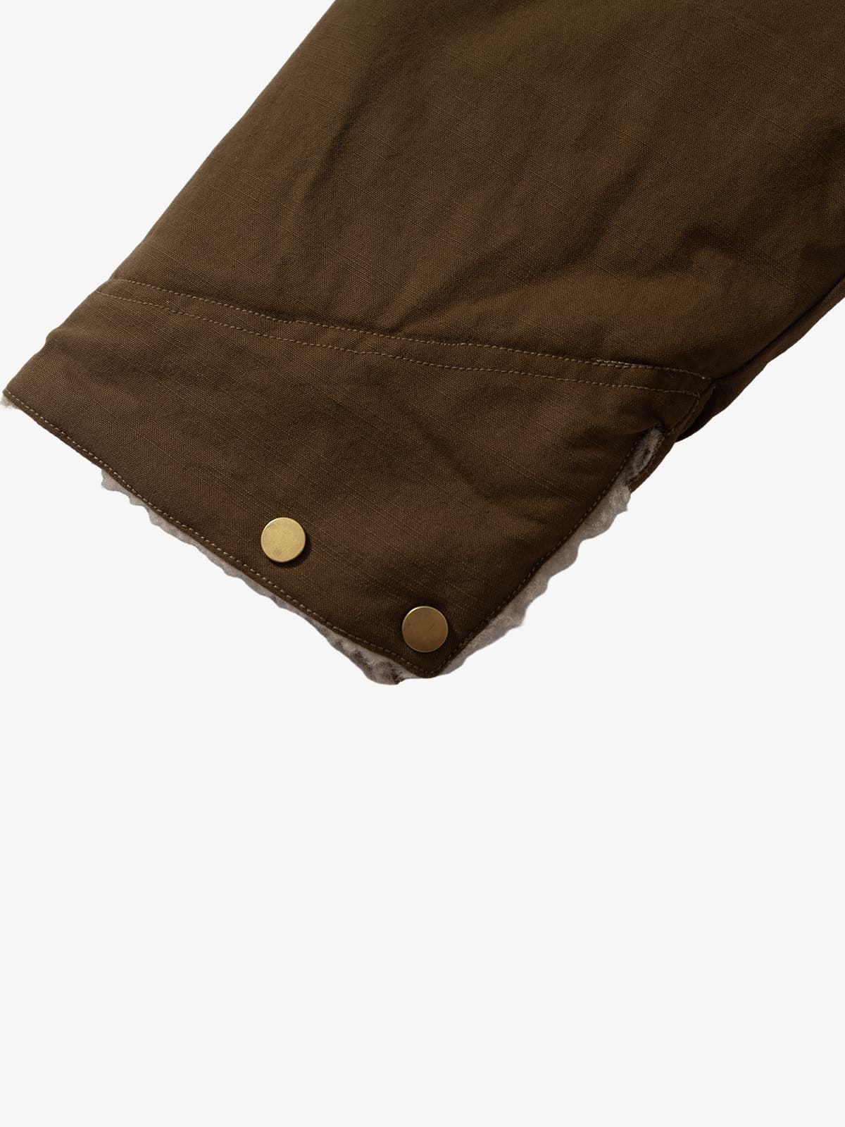 Vintage Workwear Patch Lamb Fleece Long Parka Jacket