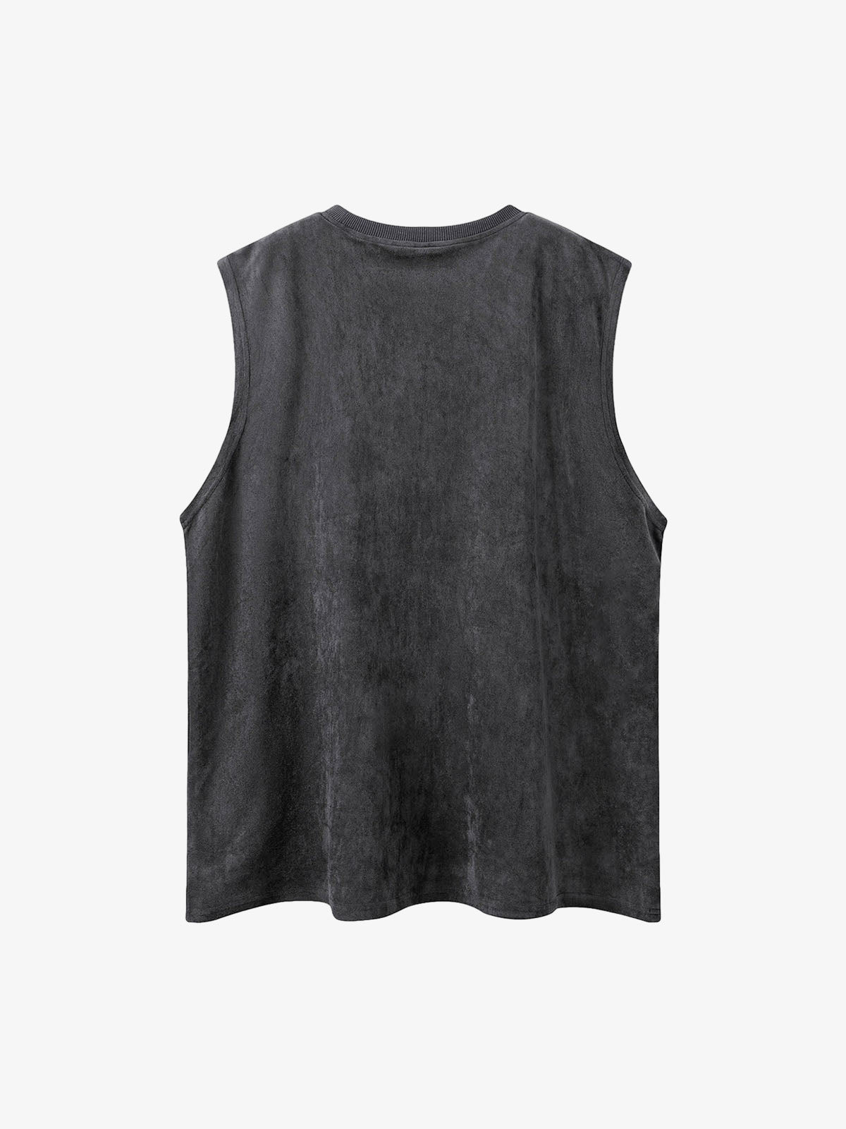 Printed Crew Neck Casual Vest