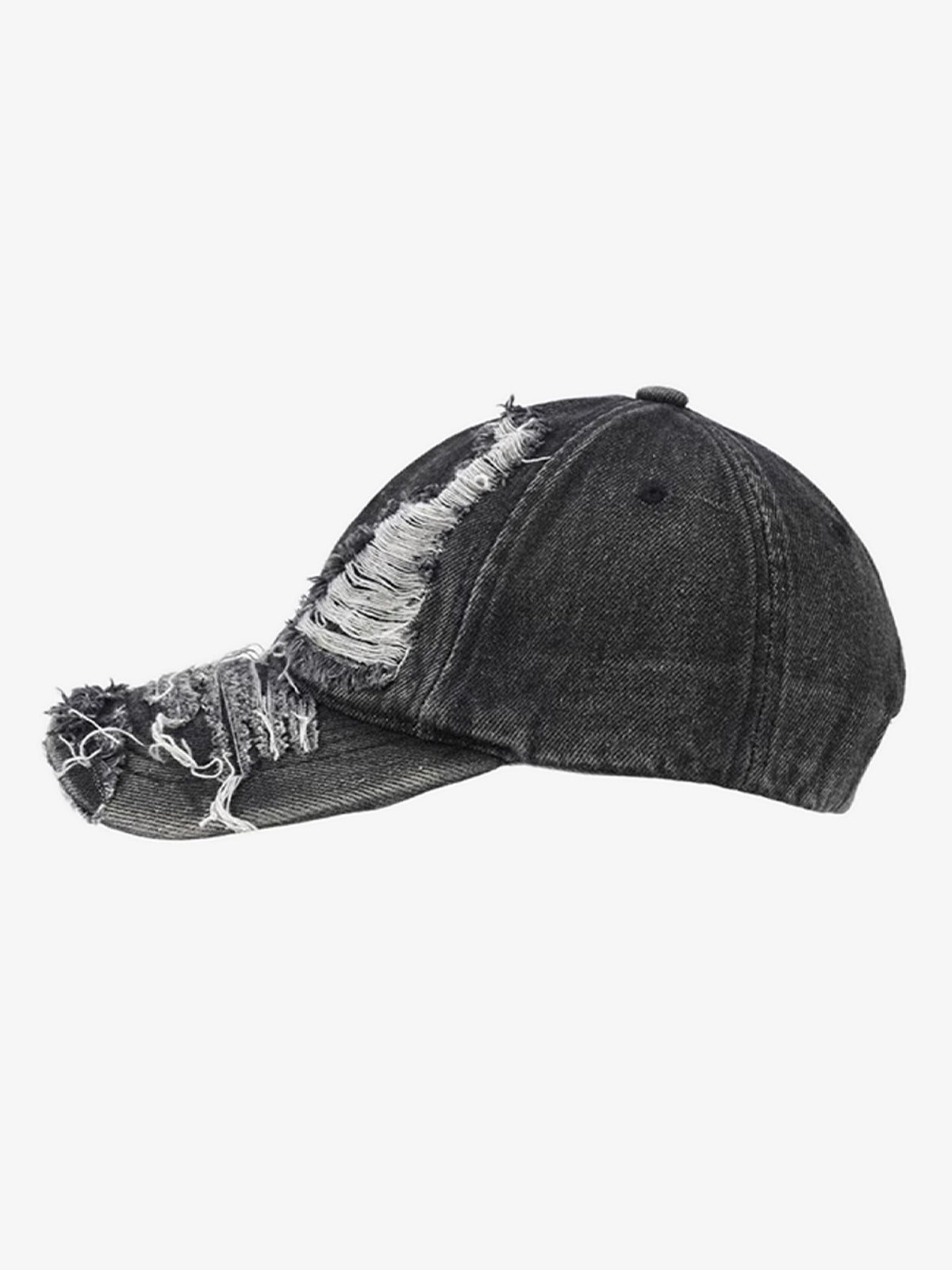 Retro Distressed Street Denim Baseball Cap