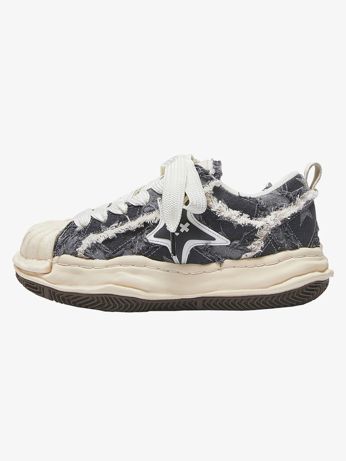 Retro Distressed Deconstructed Sneakers