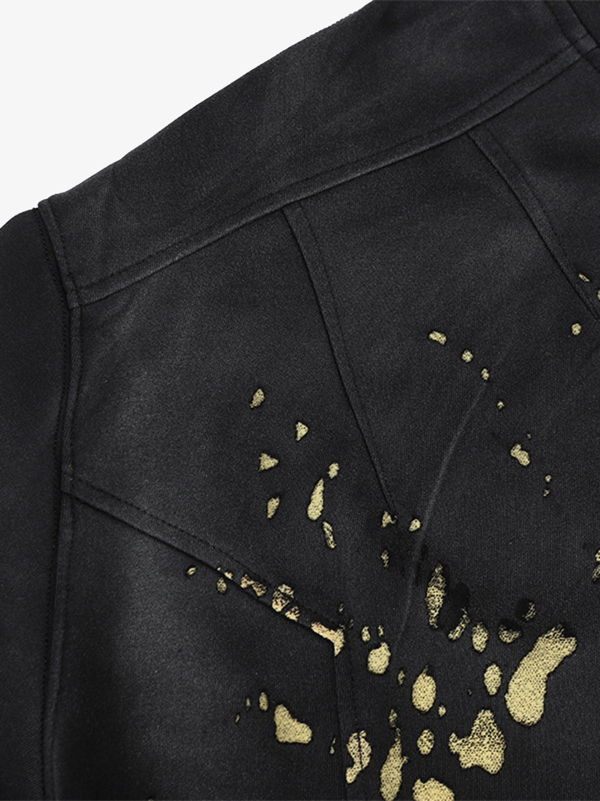 Street Dark Wasteland Distressed Washed Dirty-Dye Hoodie