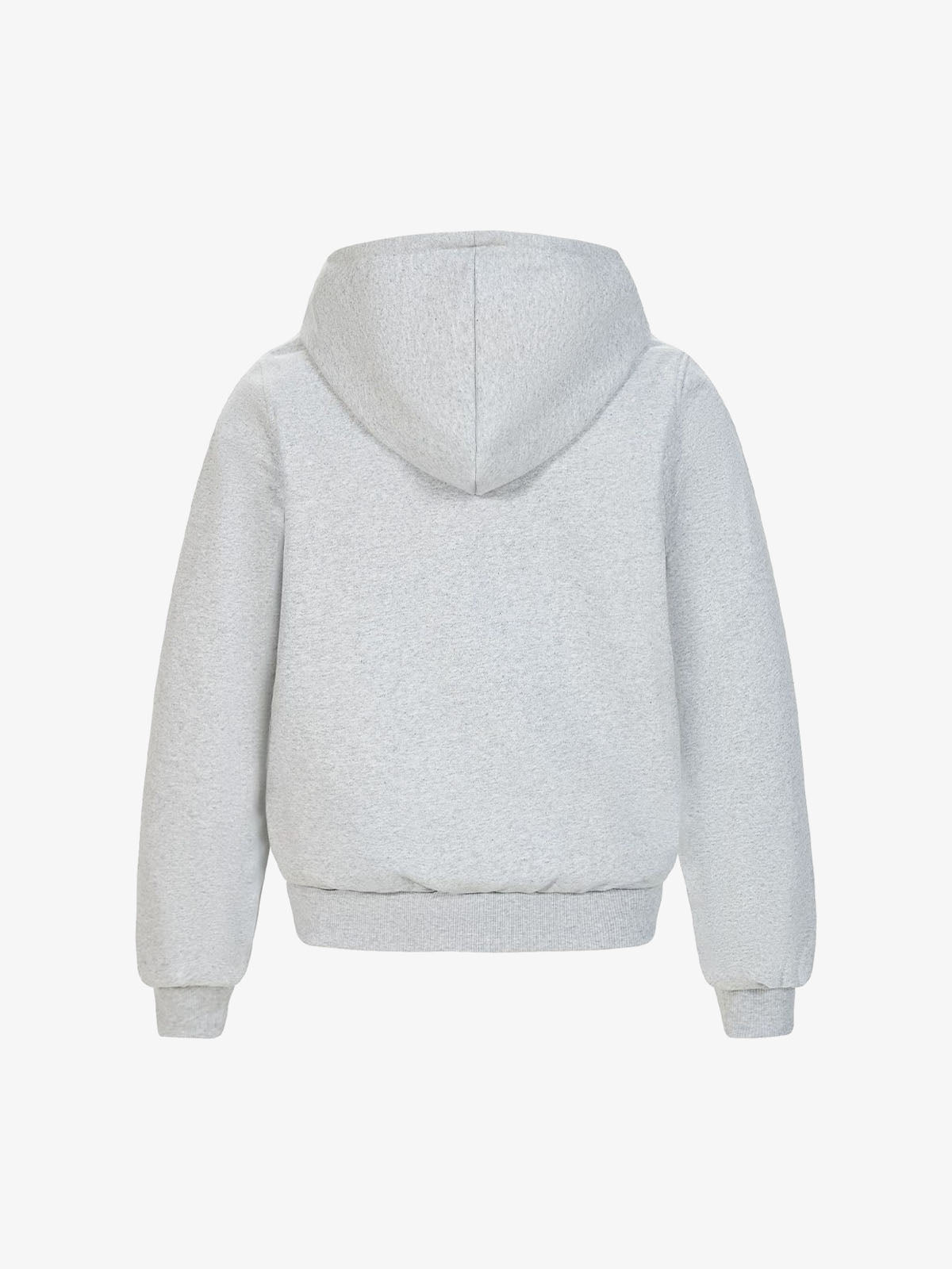 Retro Rock Print Character Zipper Hooded Sweatshirt