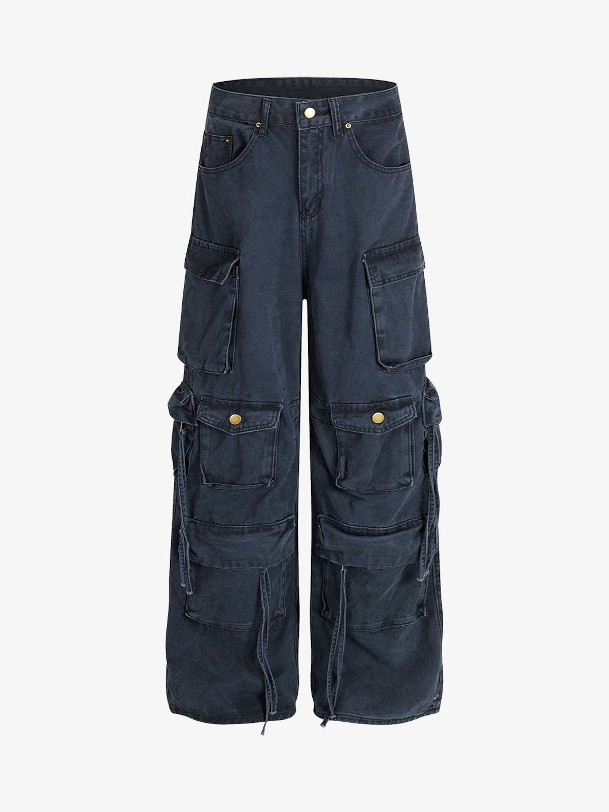 Street Functional Multi-Pocket Workwear Casual Pants