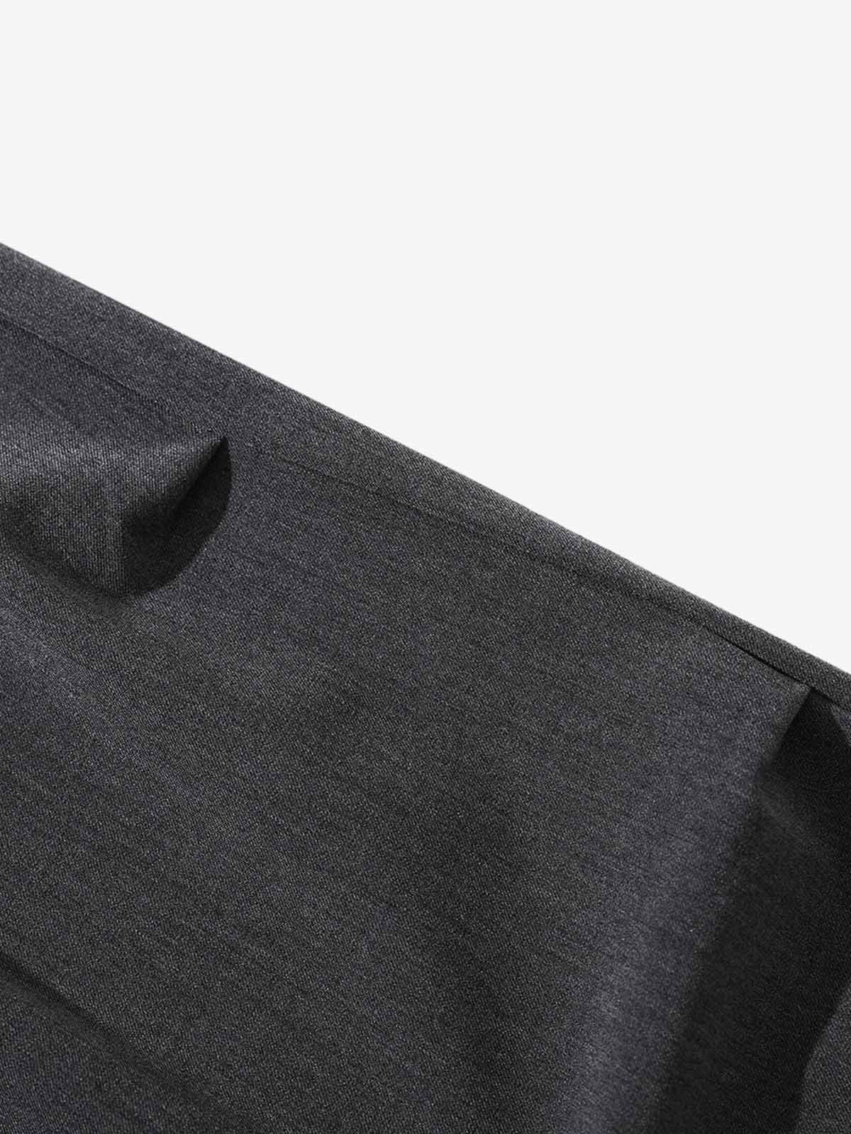 High Street Drawstring Design Pleated Flared Scimitar Pants