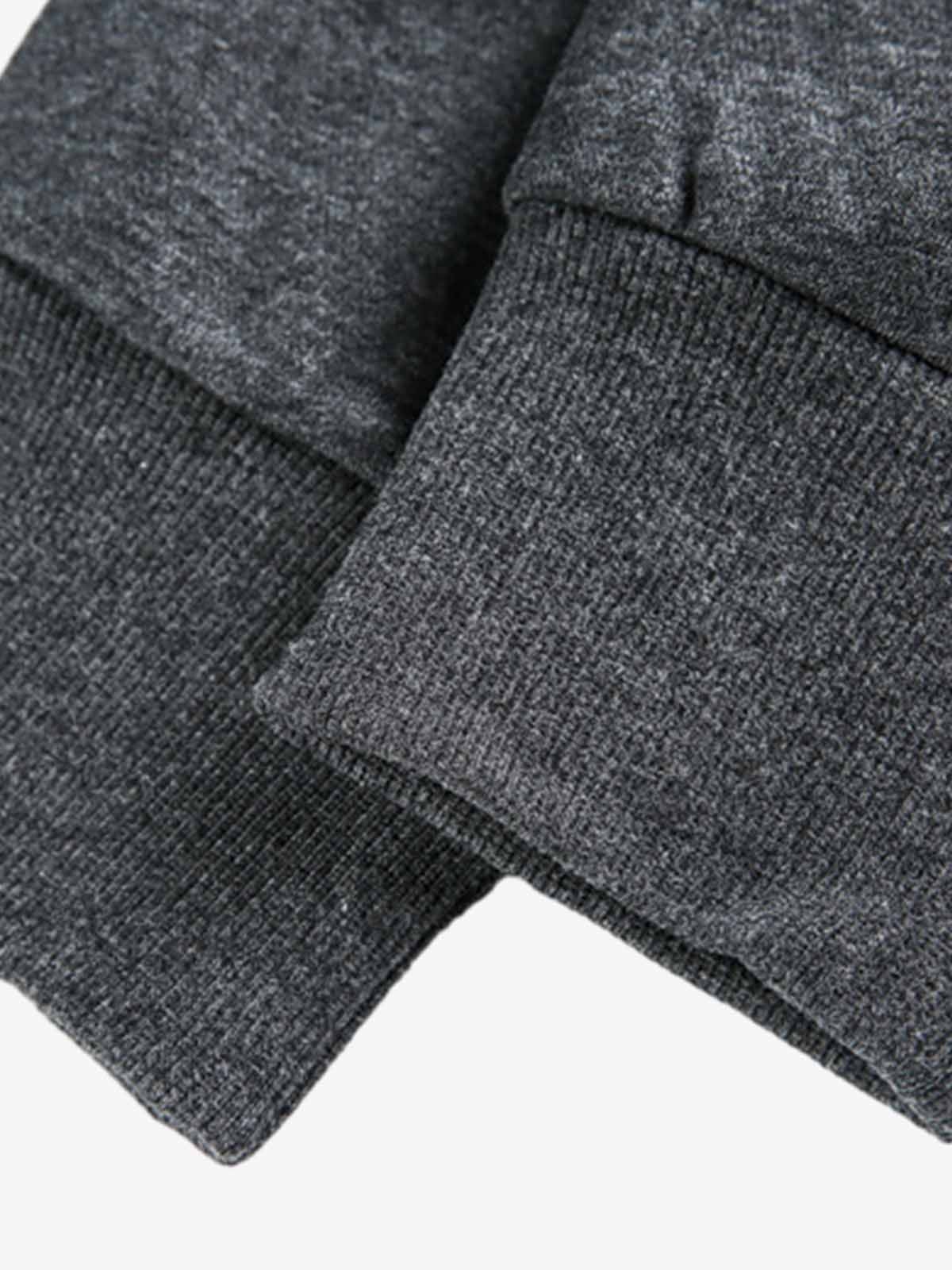 Destroyed Threaded Frayed Hooded Sweatshirt