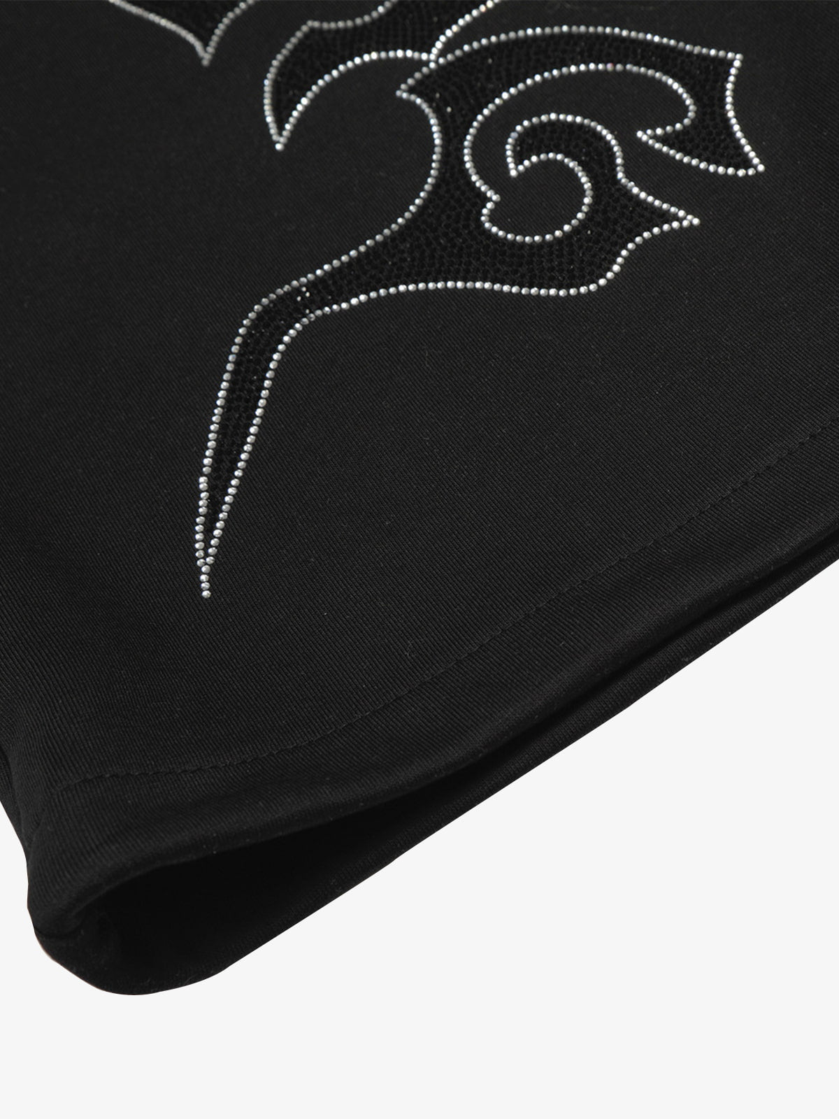 High Street Rhinestone Hip-hop Wide-leg Sweatpants