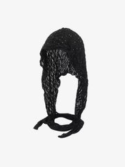 Vintage Lace Hollow Crochet Long Strap Headscarf Hat