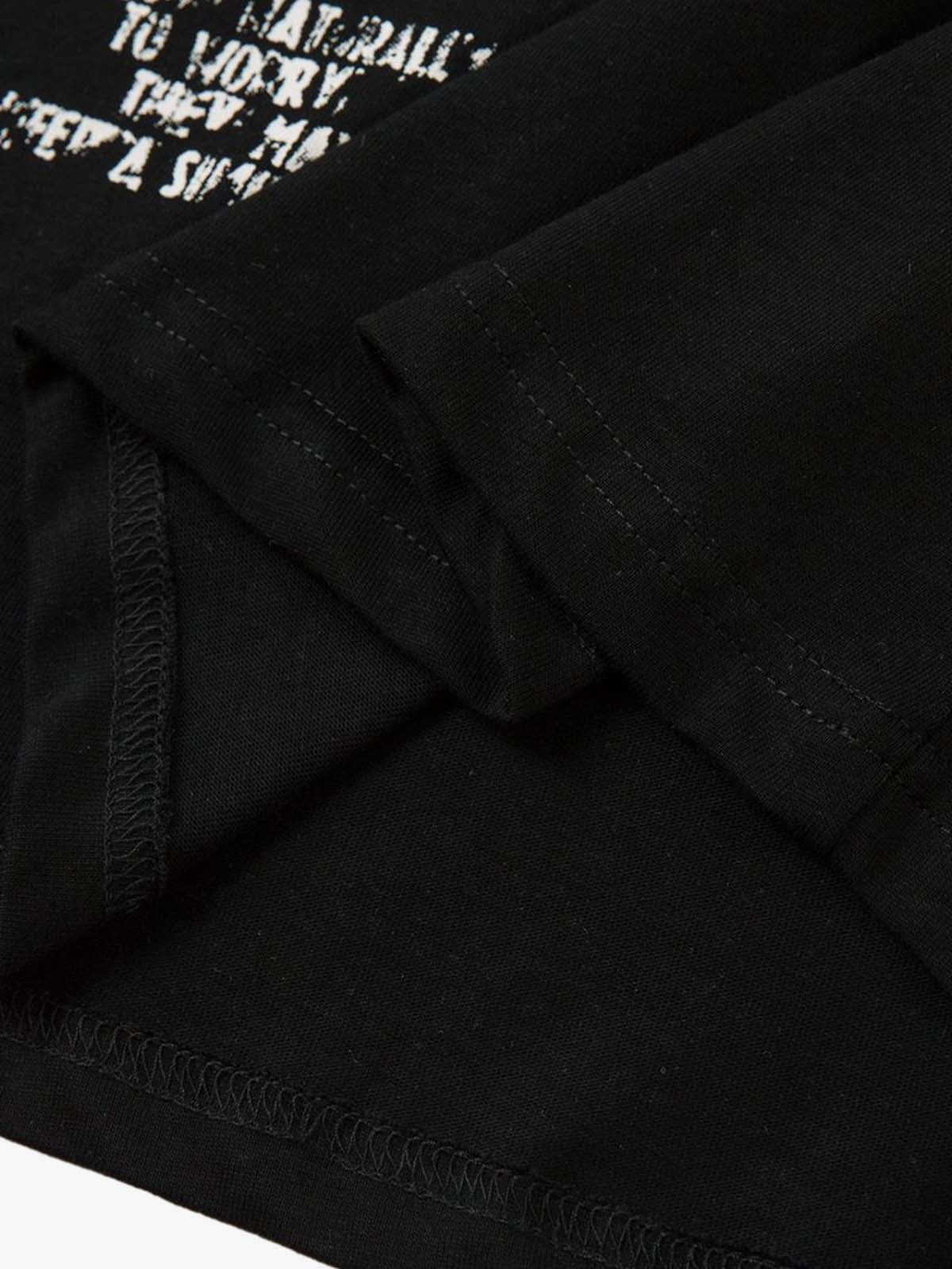 Hip-Hop Punk Faux Two-Piece Long-Sleeved T-Shirt