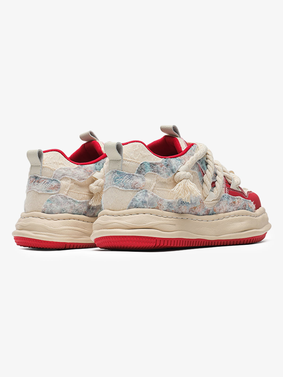 Street Deconstructed Color Splash Sneakers