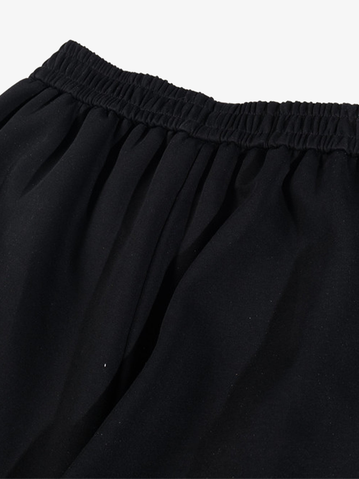 Dark Street Character Print Waist Strap Detail Barrel Pants