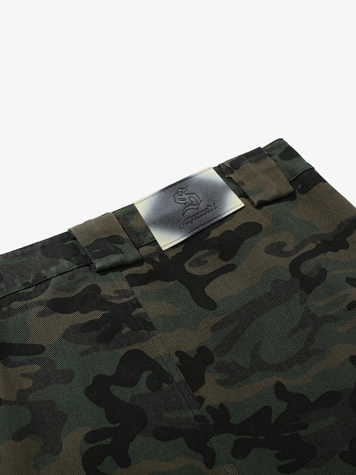 Retro Camouflage Pocket Design Workwear Casual Pants