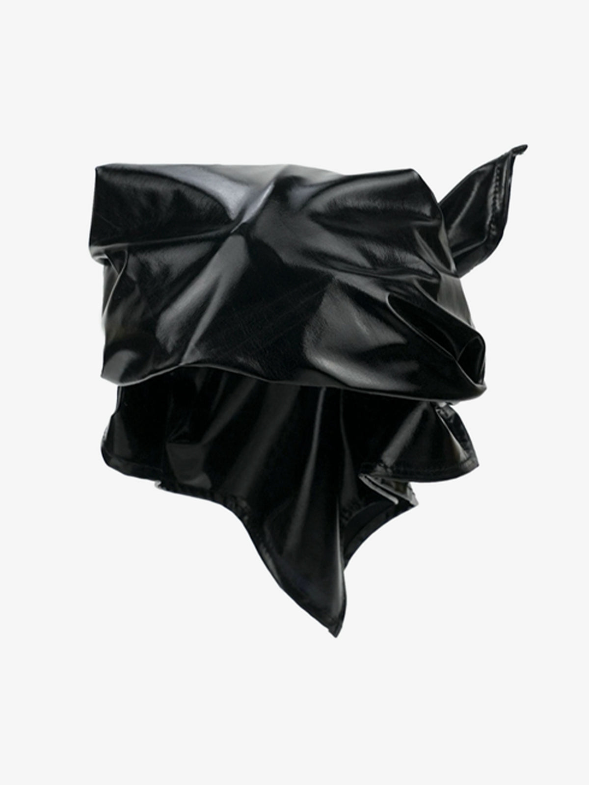 Street PU Leather Triangle Head Scarf