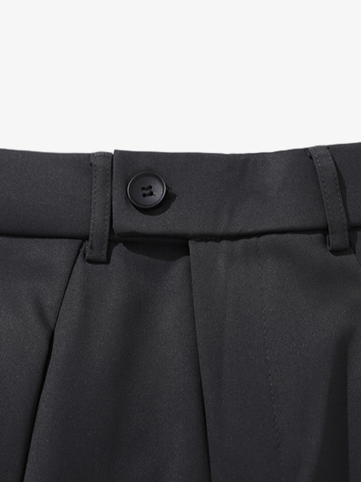 Pleated Drape Bootcut Suit Pants