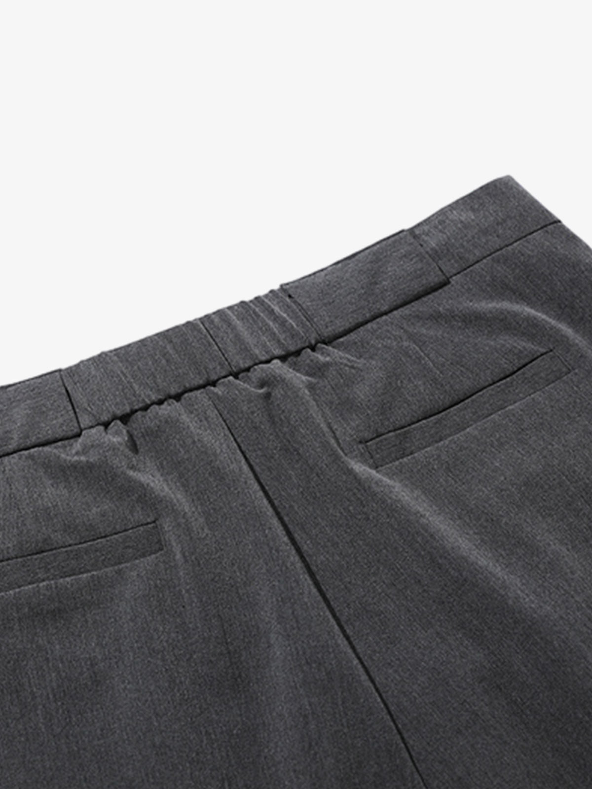 High Street Drawstring Design Pleated Flared Scimitar Pants