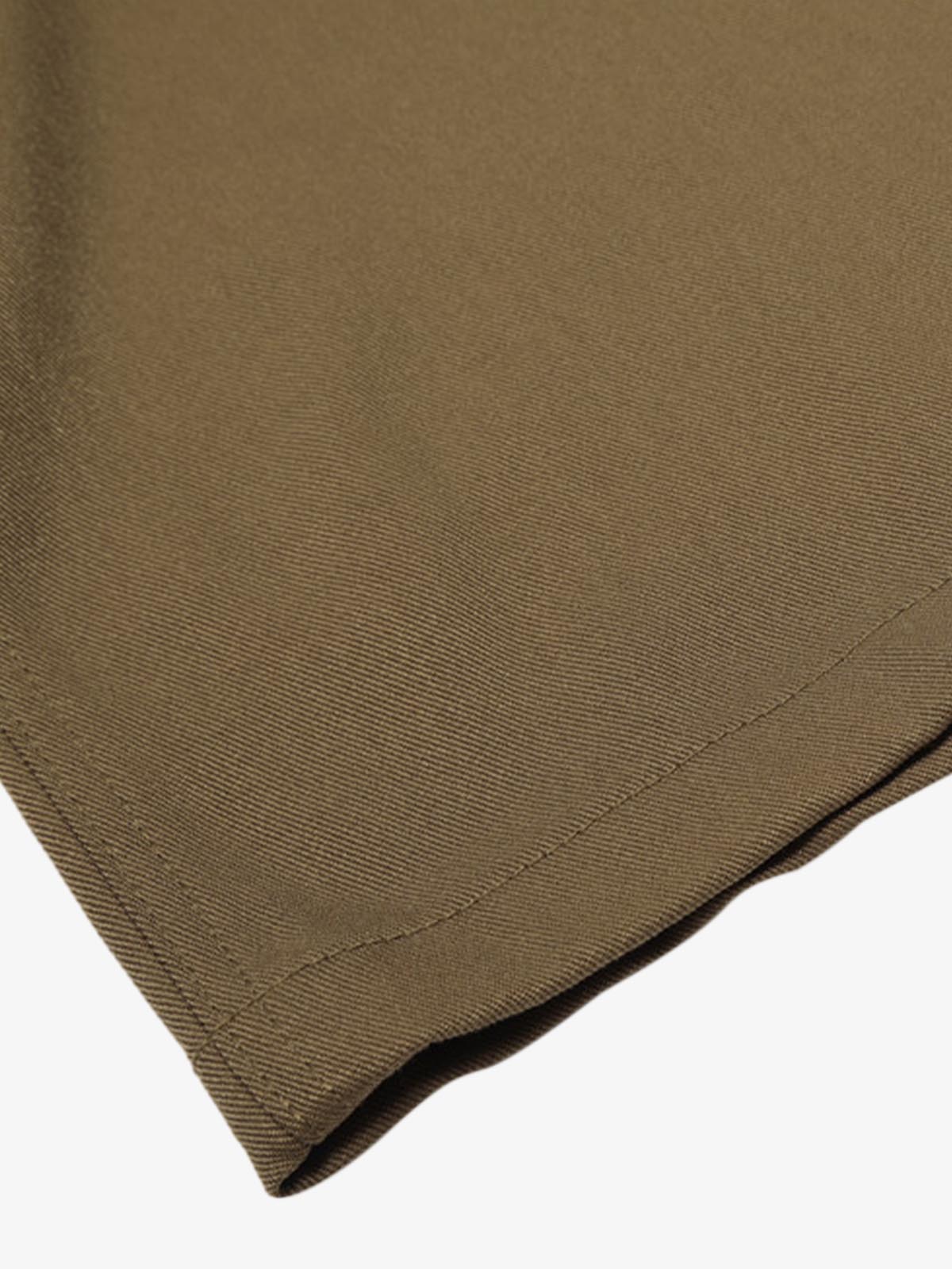 Adjustable Waistband Pleated Casual Pants