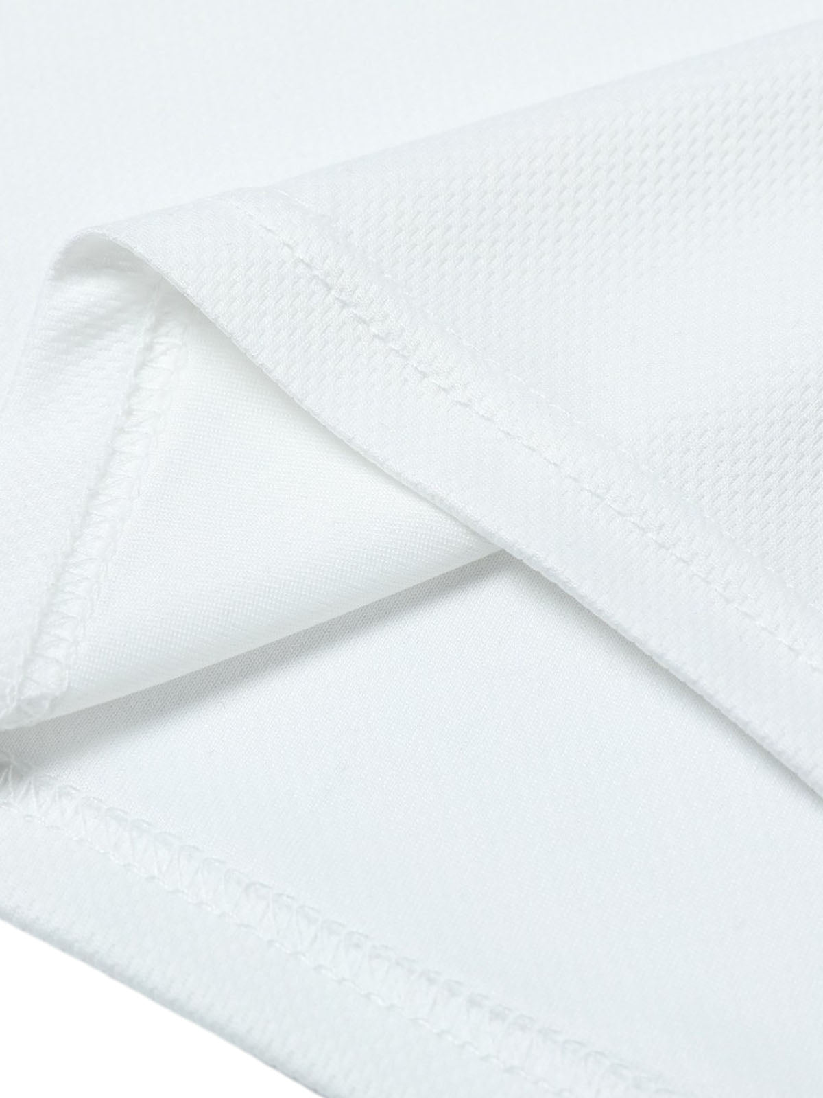 Contrast Color Sporty V-Neck Jersey T-Shirt