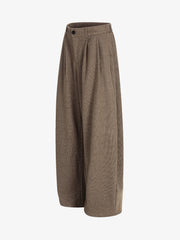 Casual Pleated Drape Stretch Barrel Pants