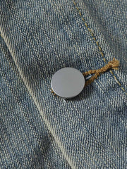 Retro Washed Totem Denim Jacket