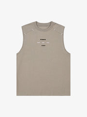 Waistcoat Embroidered Round Neck Vest