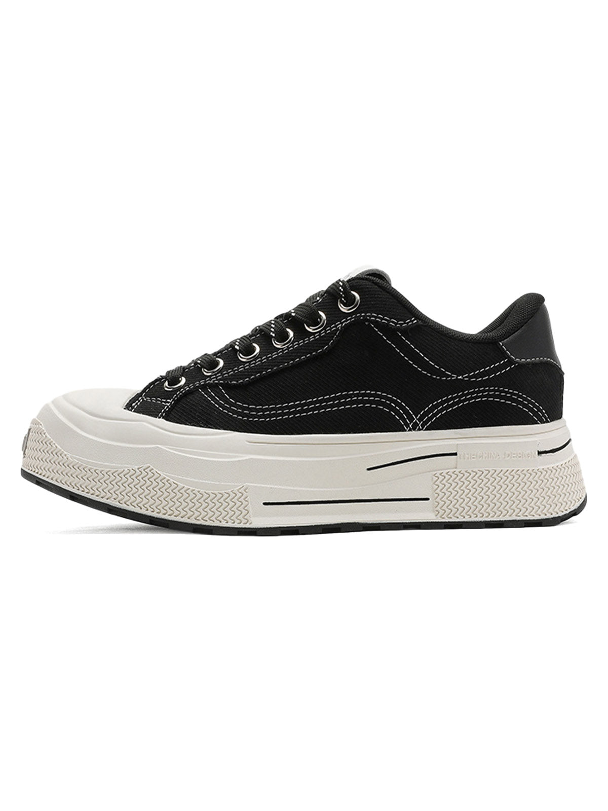 Contrast Color Derivative Casual Canvas Shoes