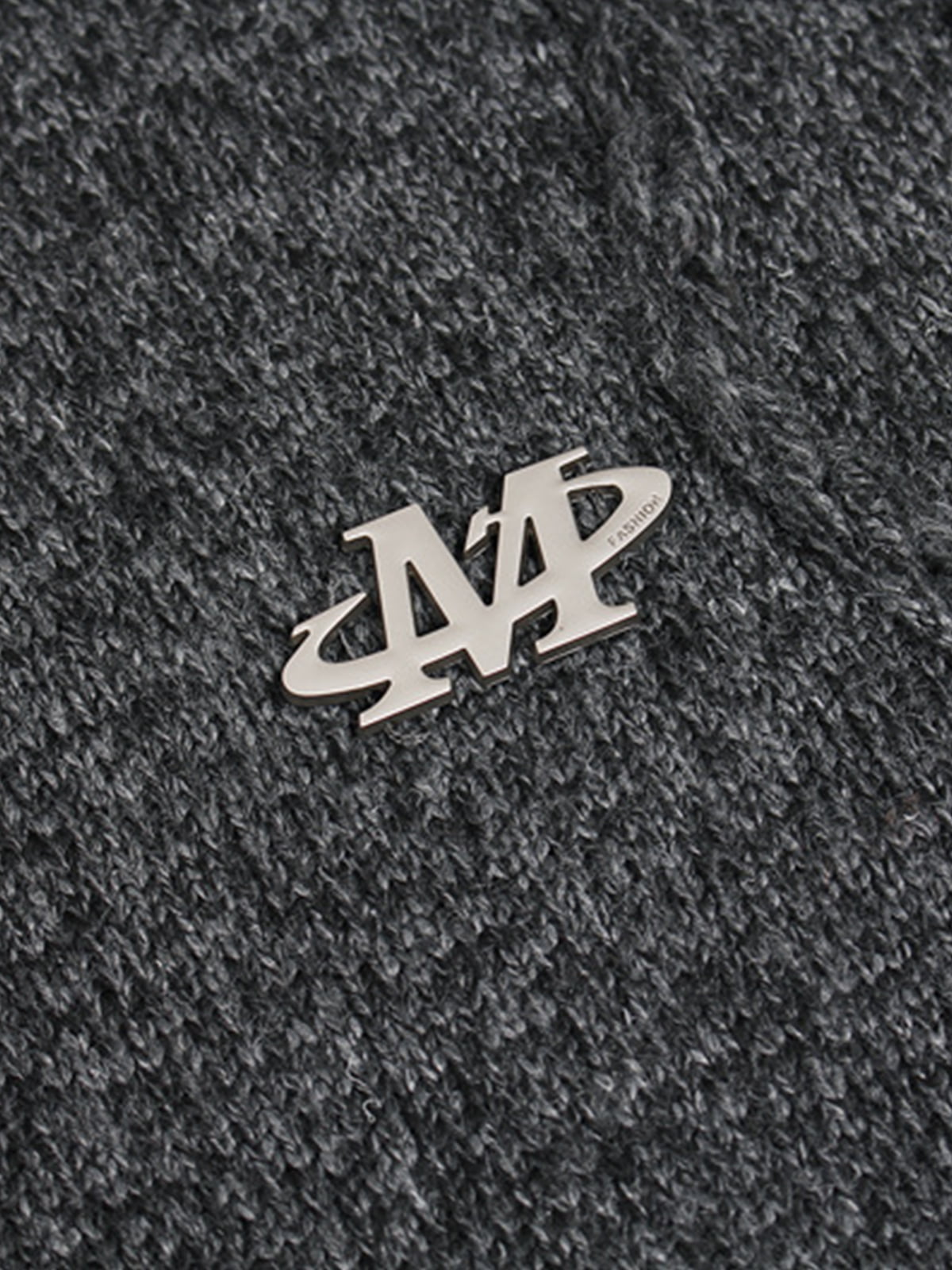 Turtleneck Cardigan Zip-Up Cable Sweater