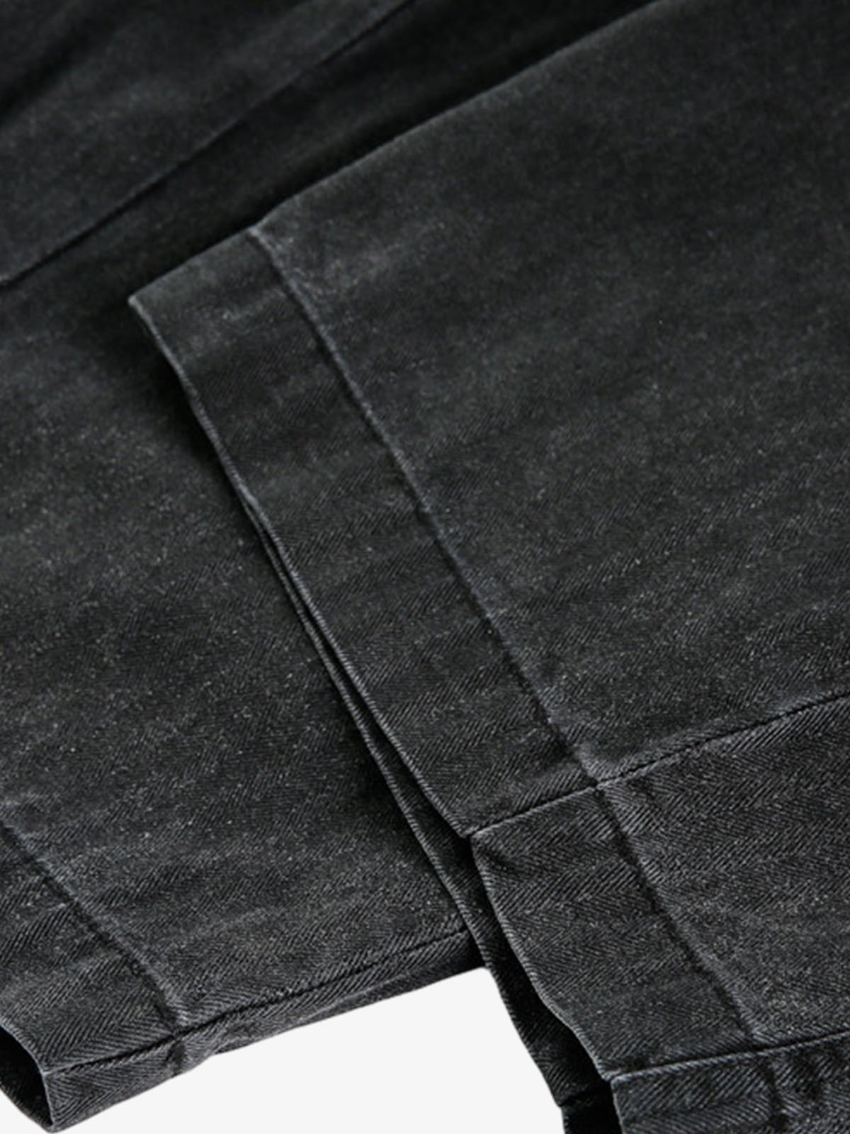 Riveted Pleated Casual Scimitar Pants