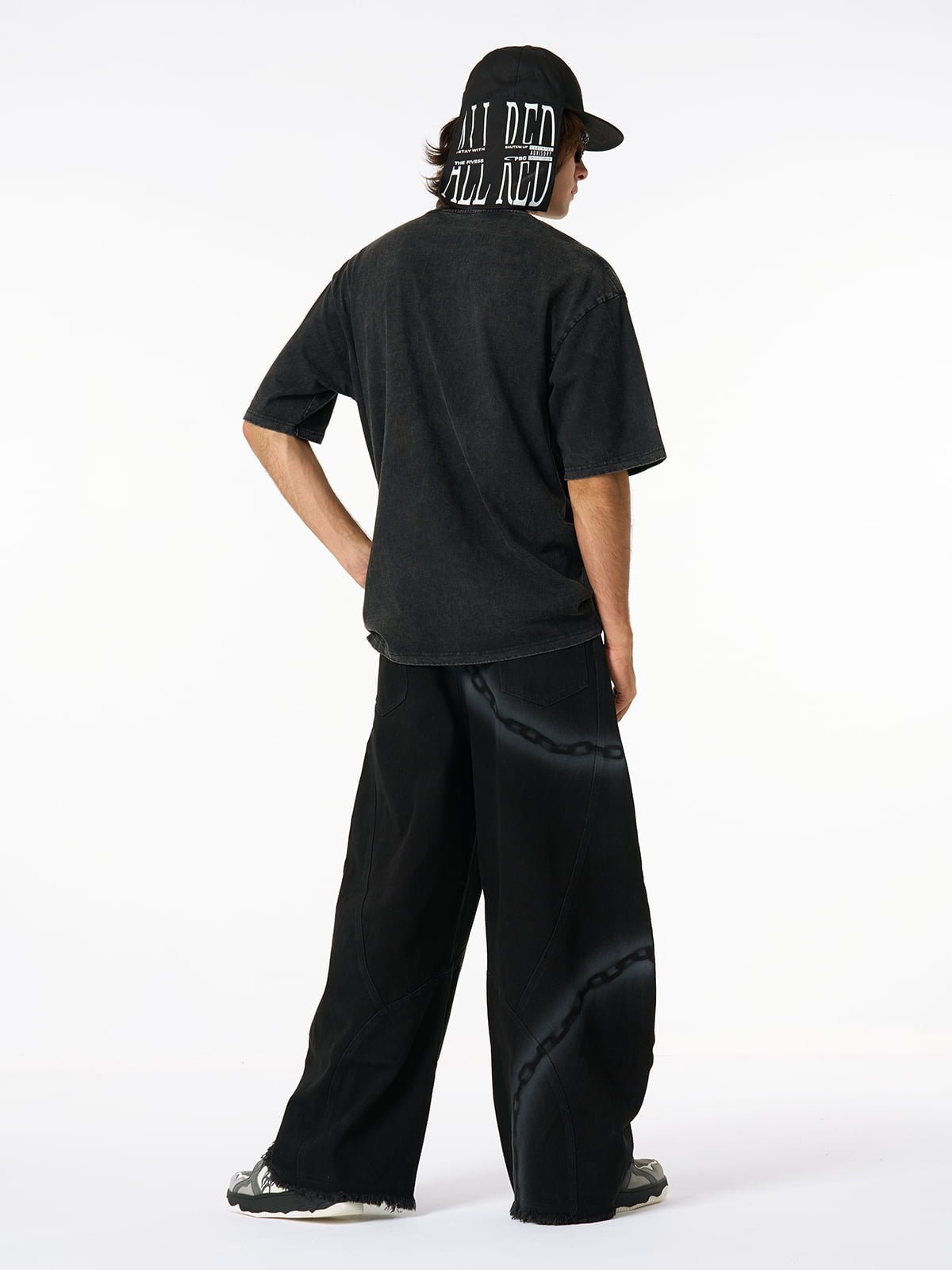 Gangsta Rapper Oversize Graphic T-shirt