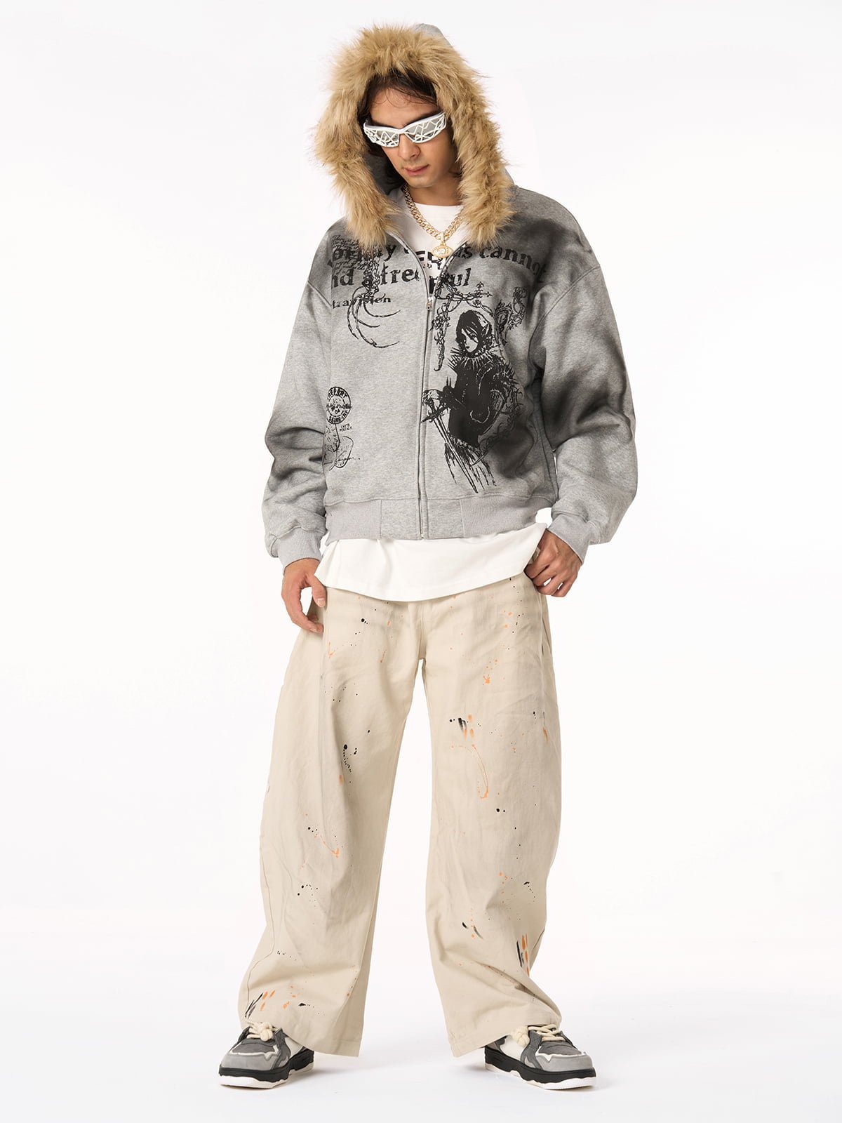 Mortemartt Graphic Hooded Jacket