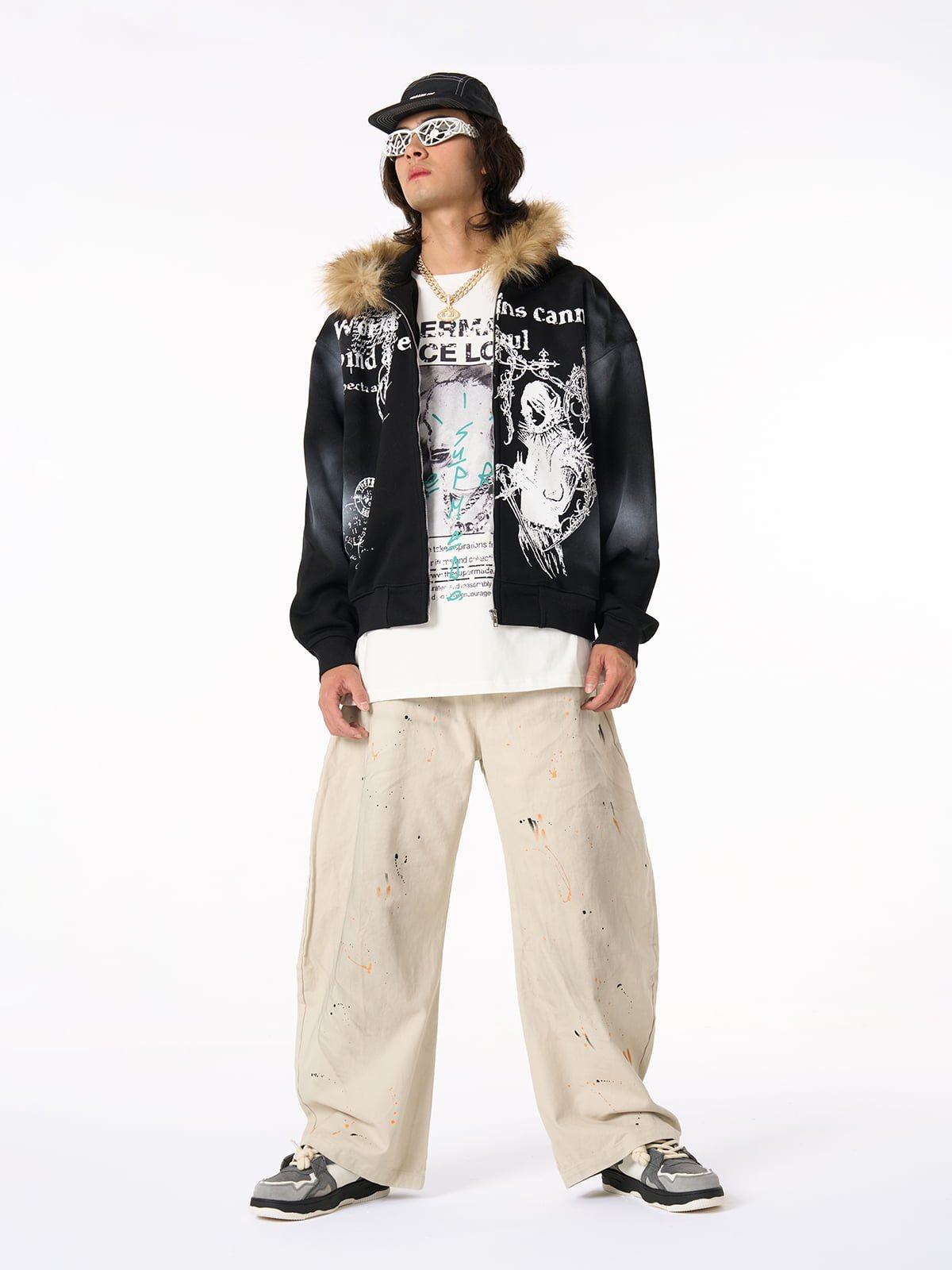 Mortemartt Graphic Hooded Jacket