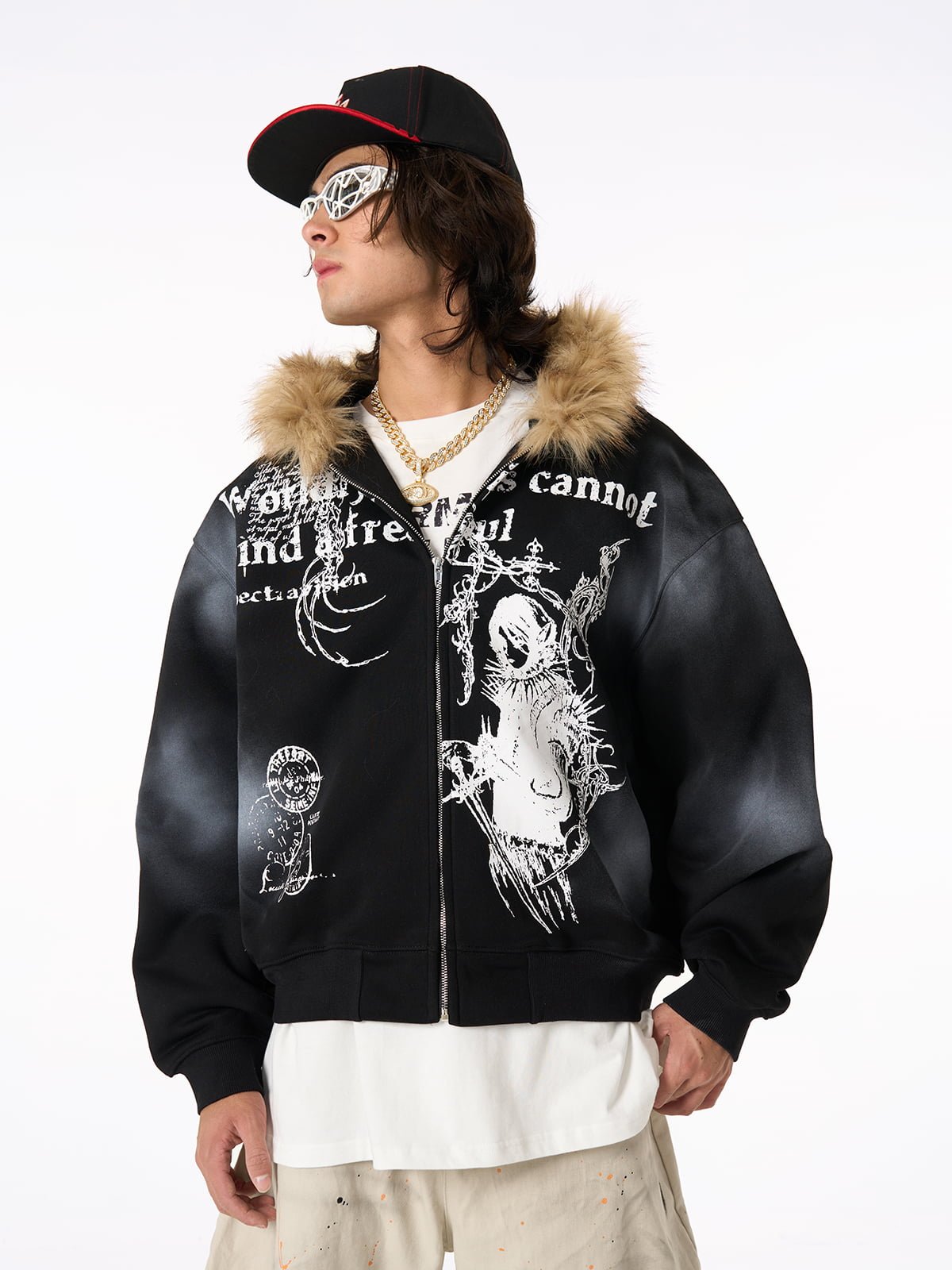 Mortemartt Graphic Hooded Jacket