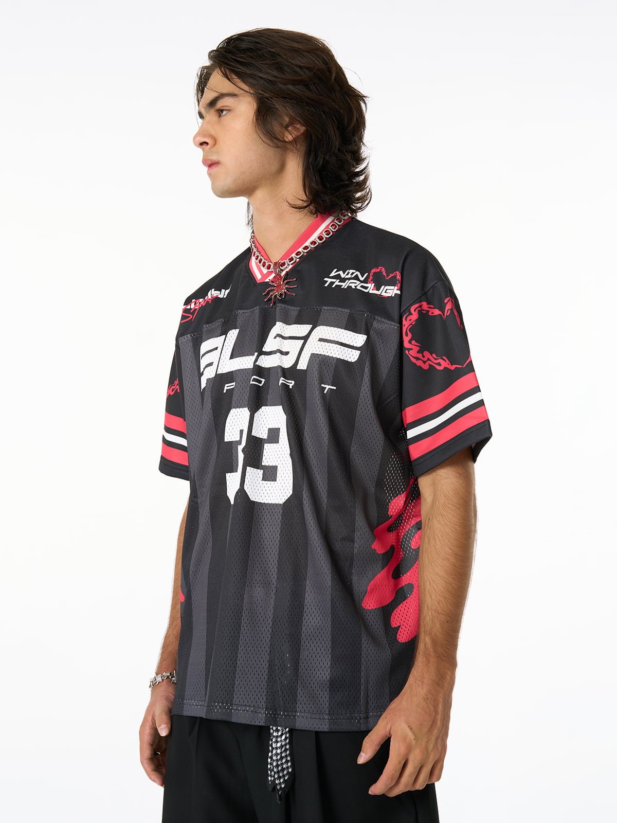 Sport Jersey V-Neck T-Shirt