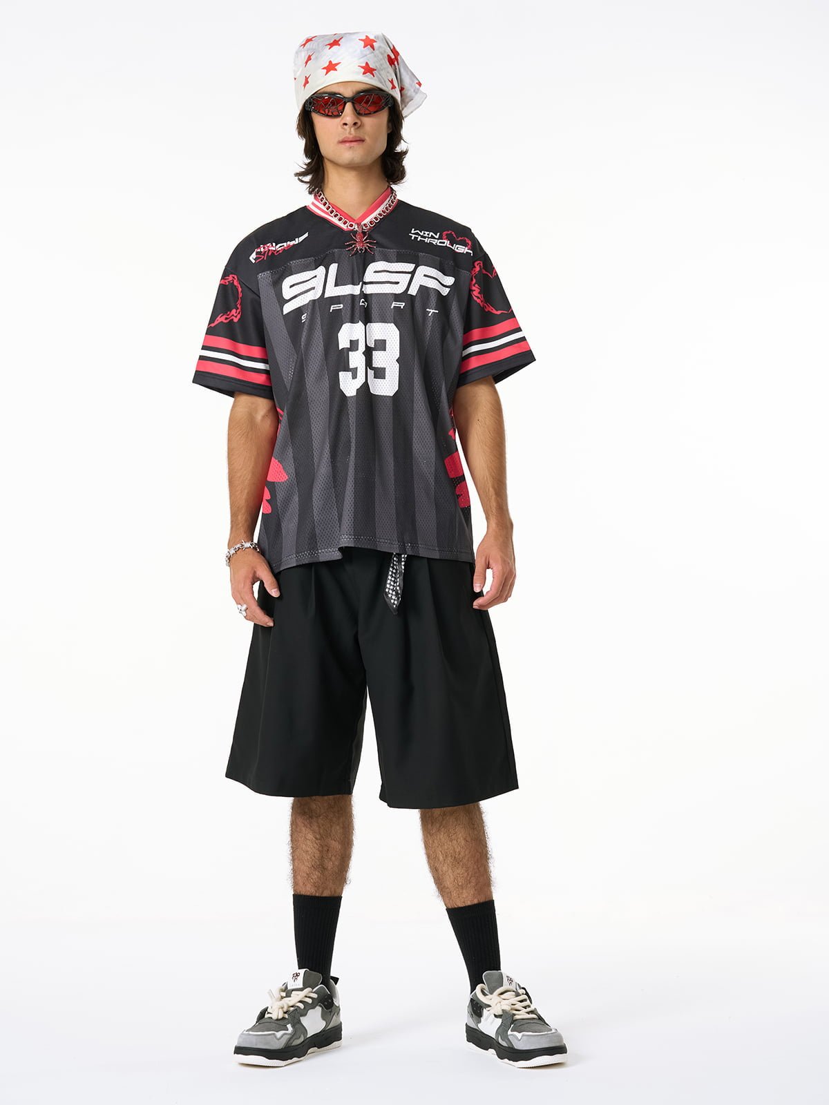 Sport Jersey V-Neck T-Shirt