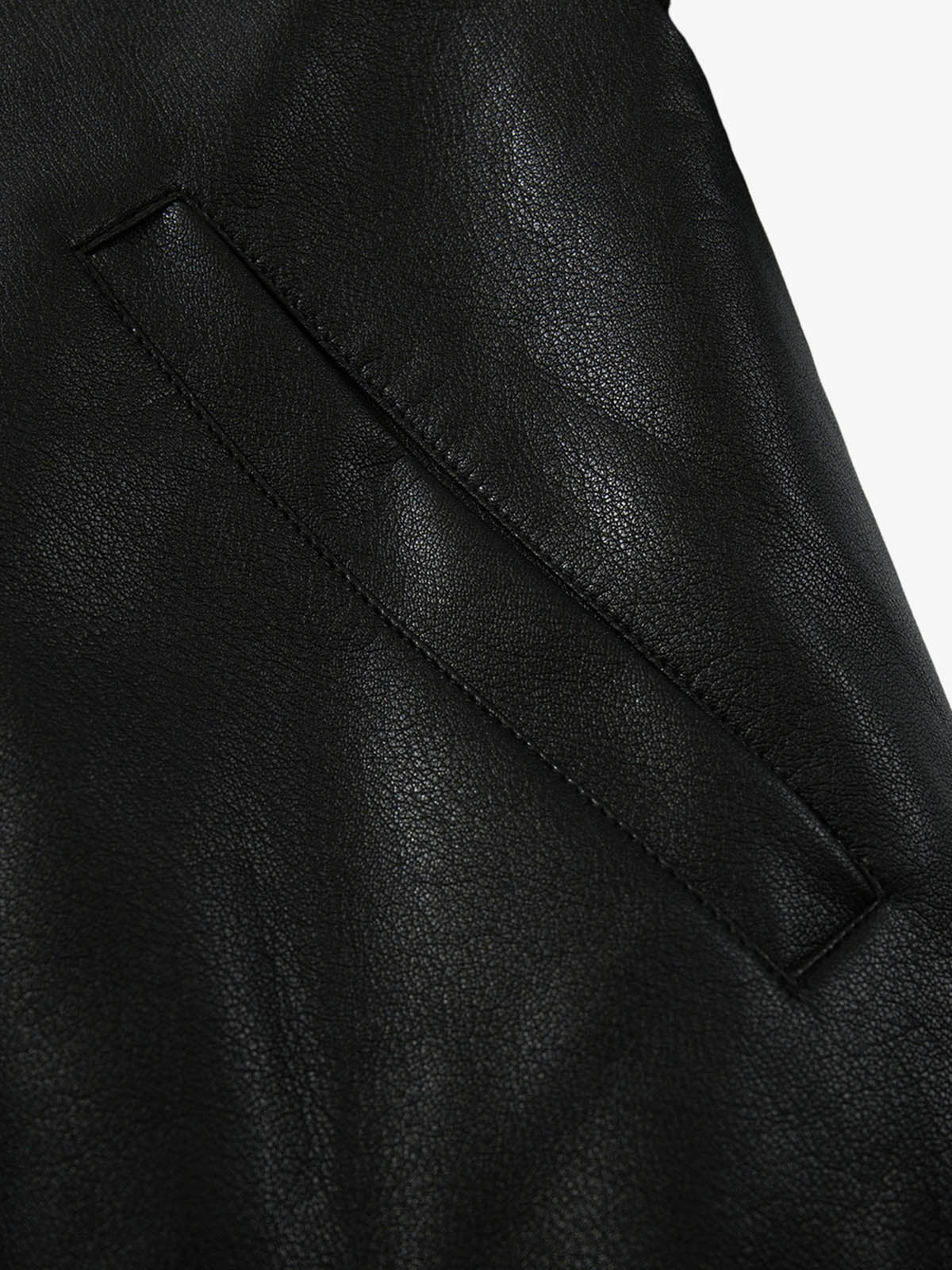 Streetwear Motorcycle Leather Bomber Jacket