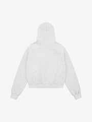 Street Hip-Hop Rhinestone Cropped Hooded Sweatshirt