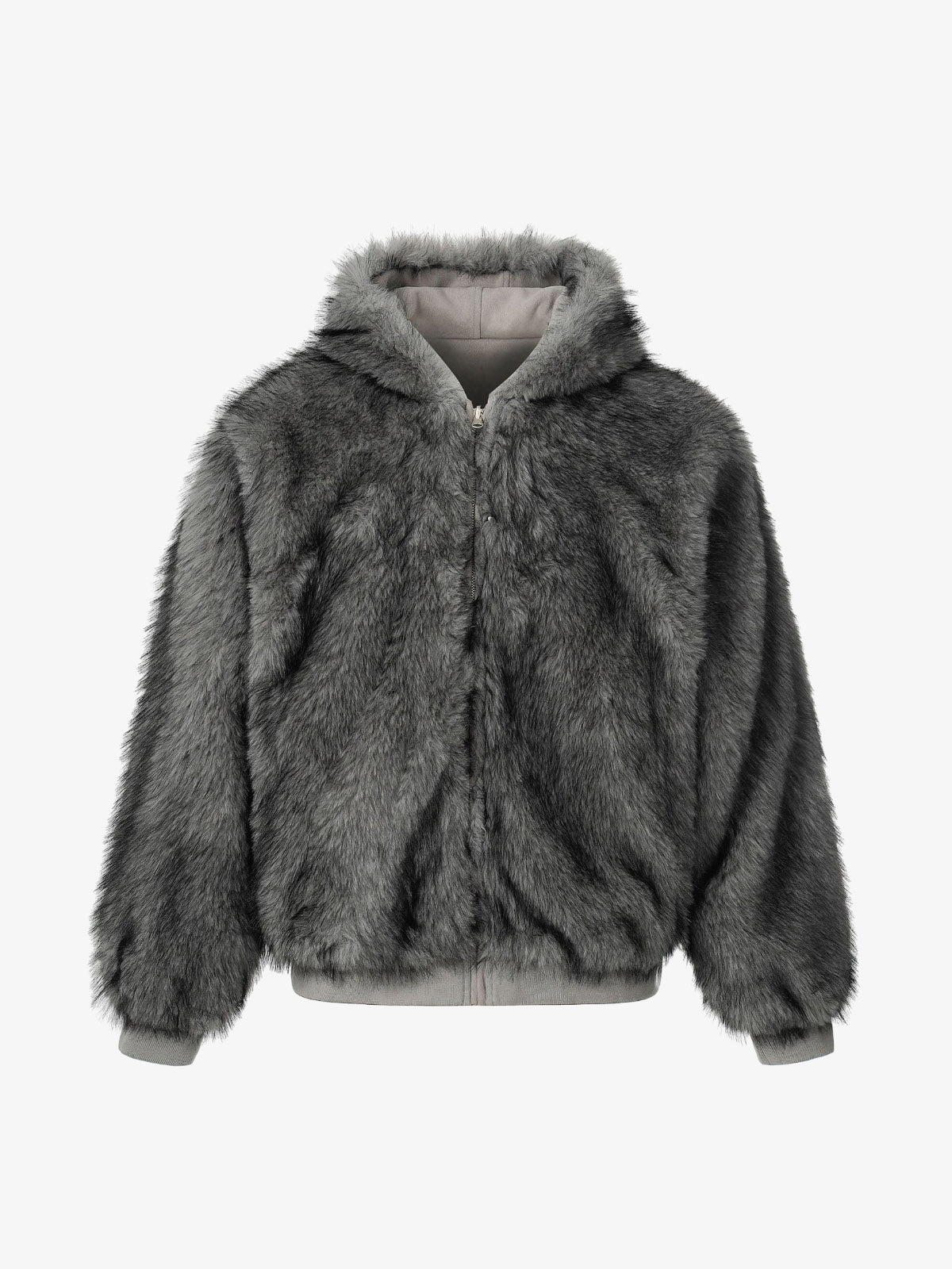 Street Fur Reversible Hooded Jacket