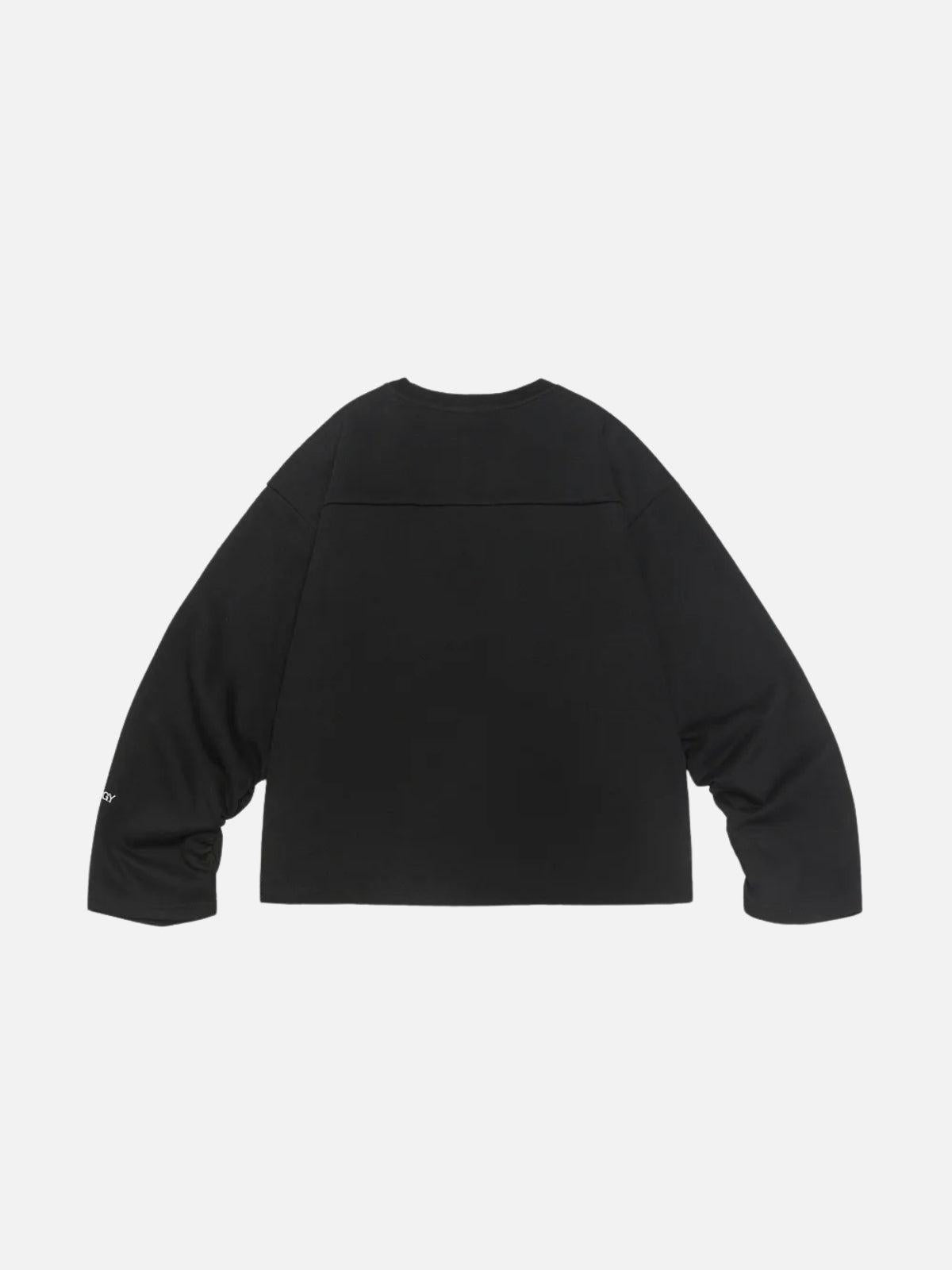 86 Embroidery V-Neck Sweatshirt