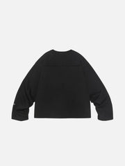86 Embroidery V-Neck Sweatshirt