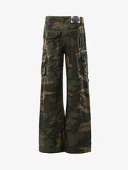 Vintage Multi-Pocket Functional Camo Cargo Pants