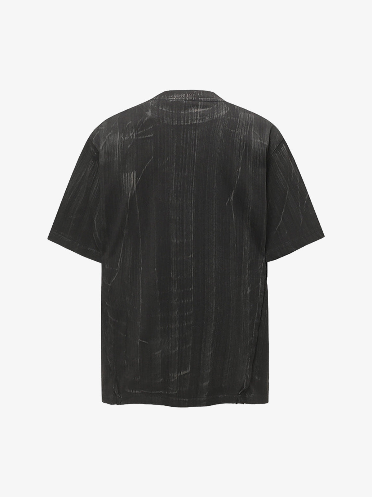 Painted Distressed Print Short-Sleeved T-Shirt