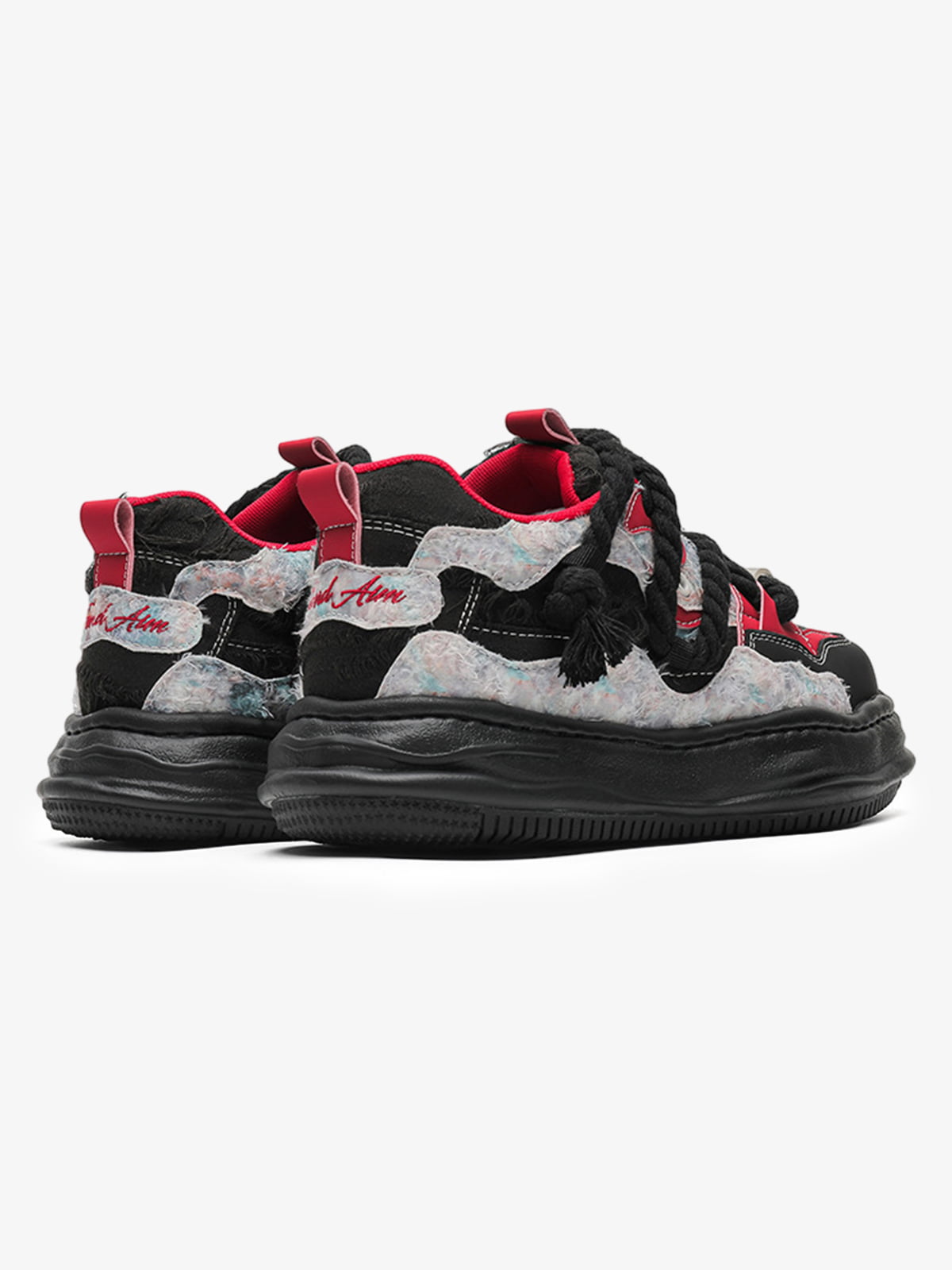 Street Deconstructed Color Splash Sneakers