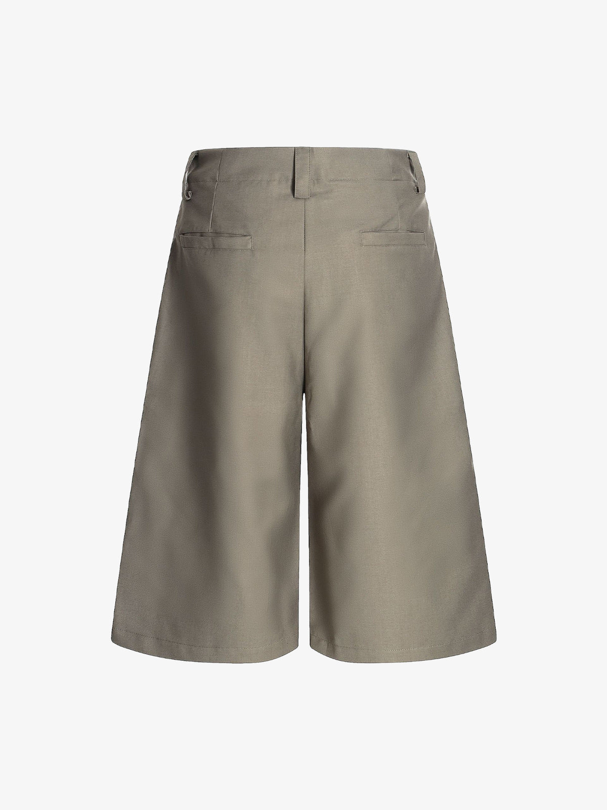 Deconstructed Pleated Pendant Casual Jorts