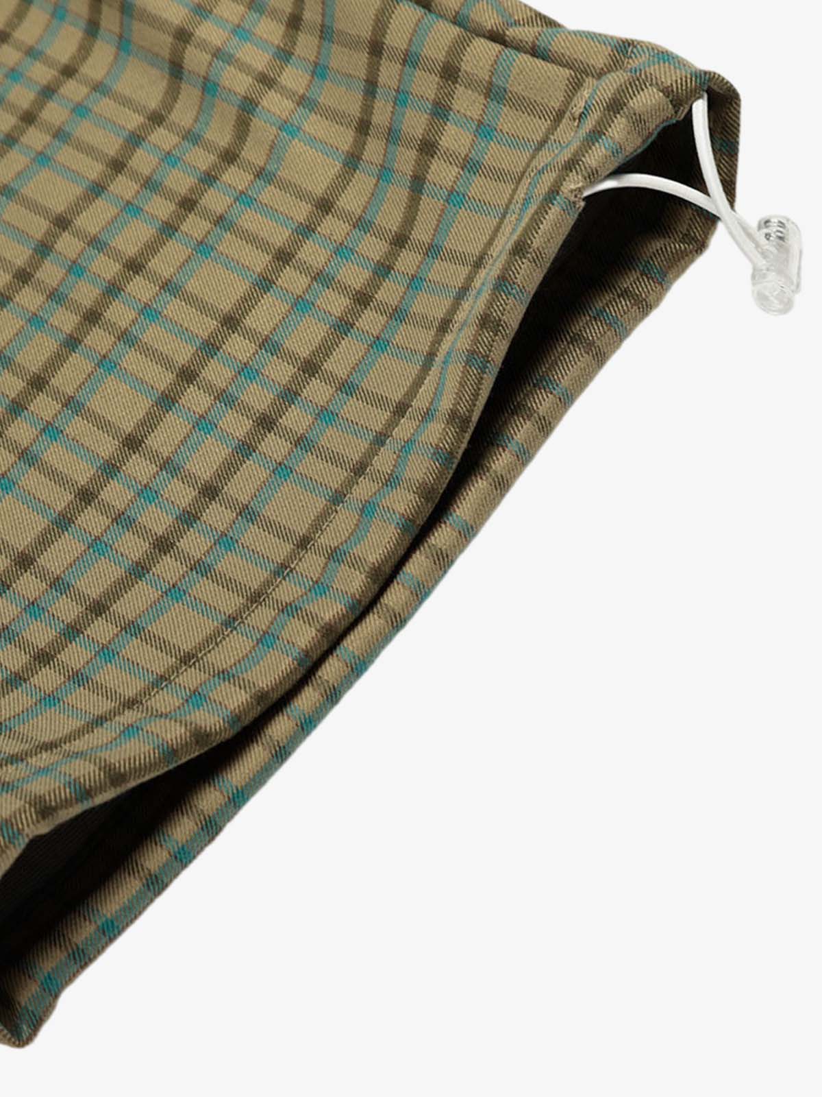Retro Plaid Multi-pocket Cargo Pants