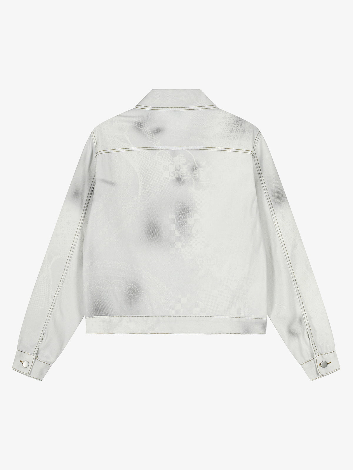 Vintage 3D Graphic Denim Jacket