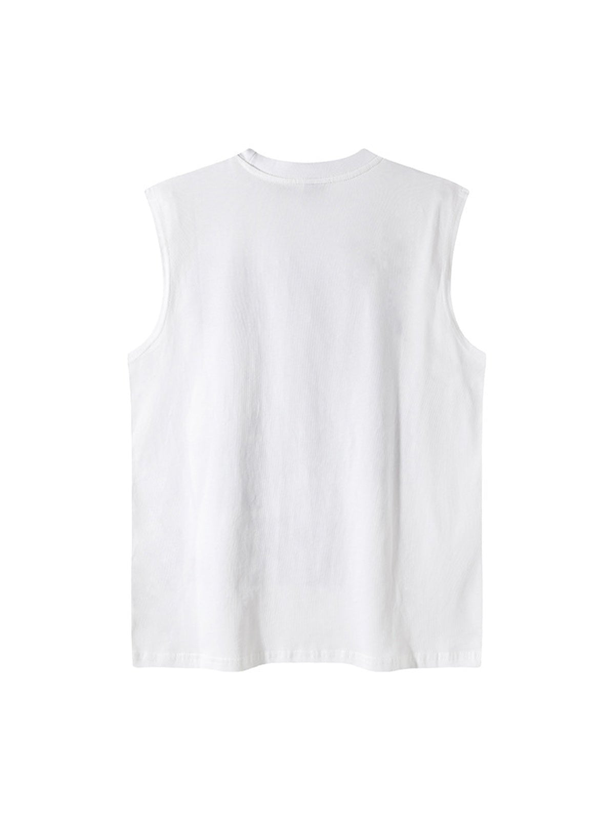 Graphic Lettering Chain Vest