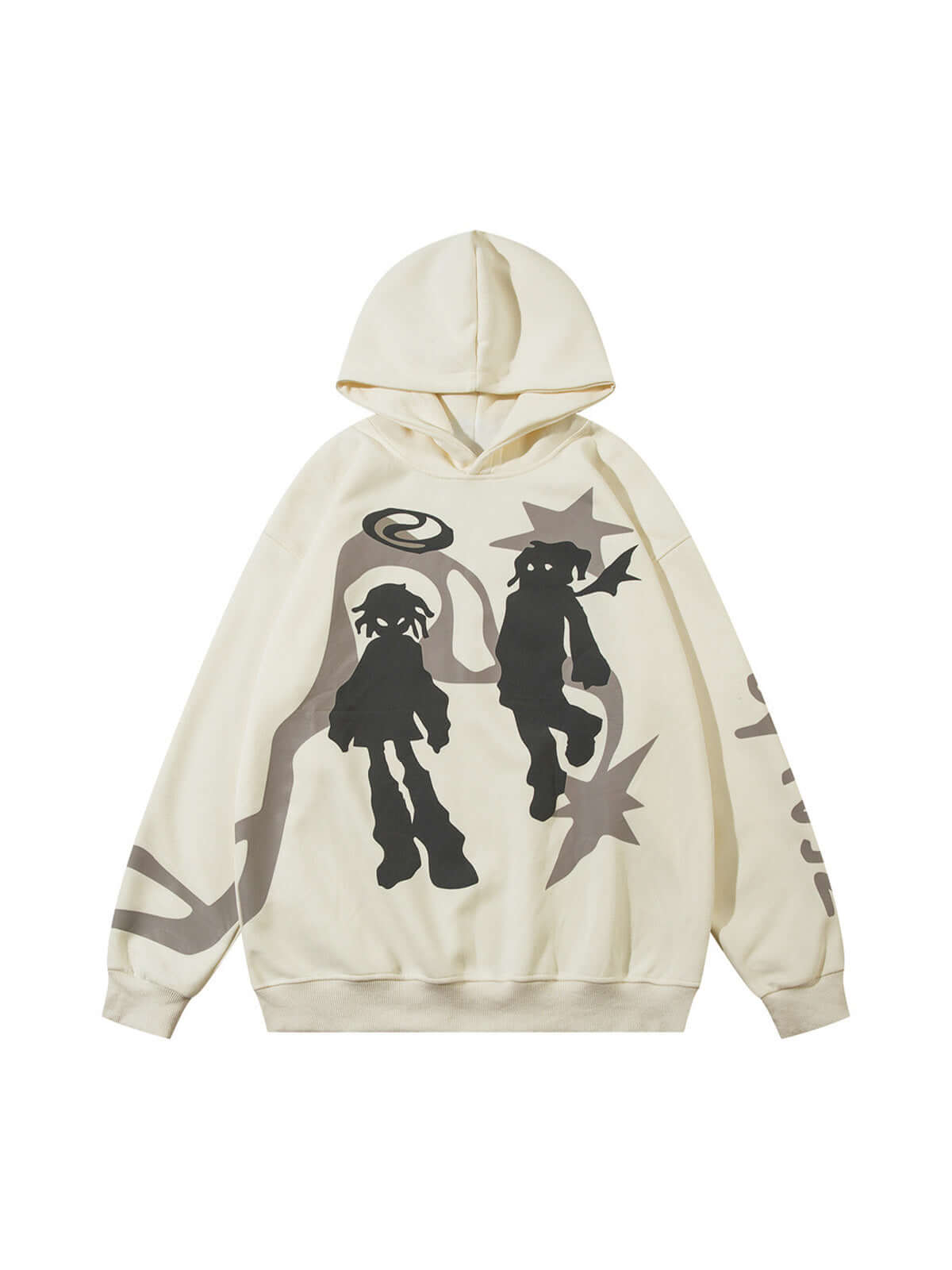 Abstract Angel Pullover Hoodie Streetwear