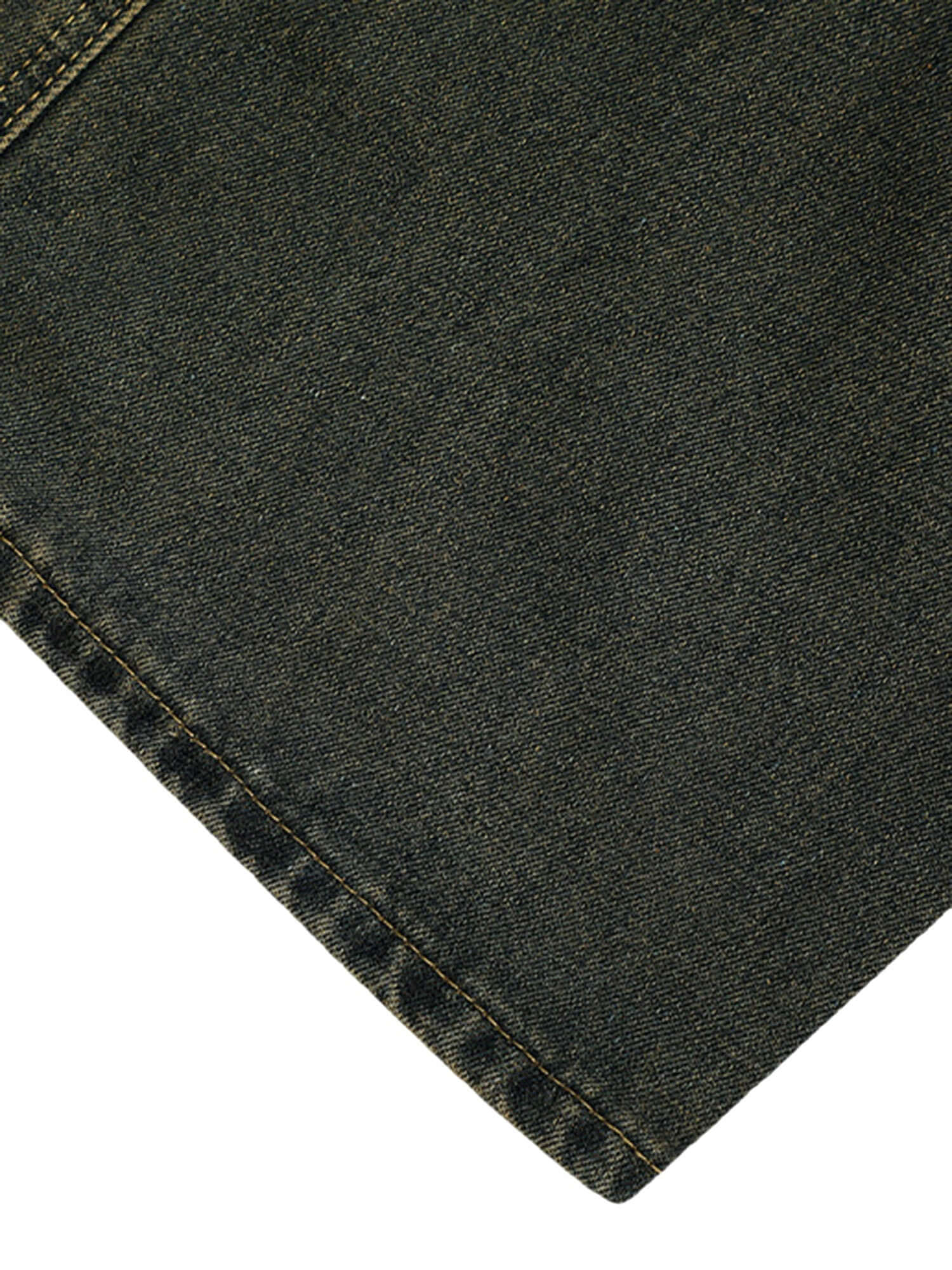 American Distressed Retro Multi pocket Workwear Washed Jeans