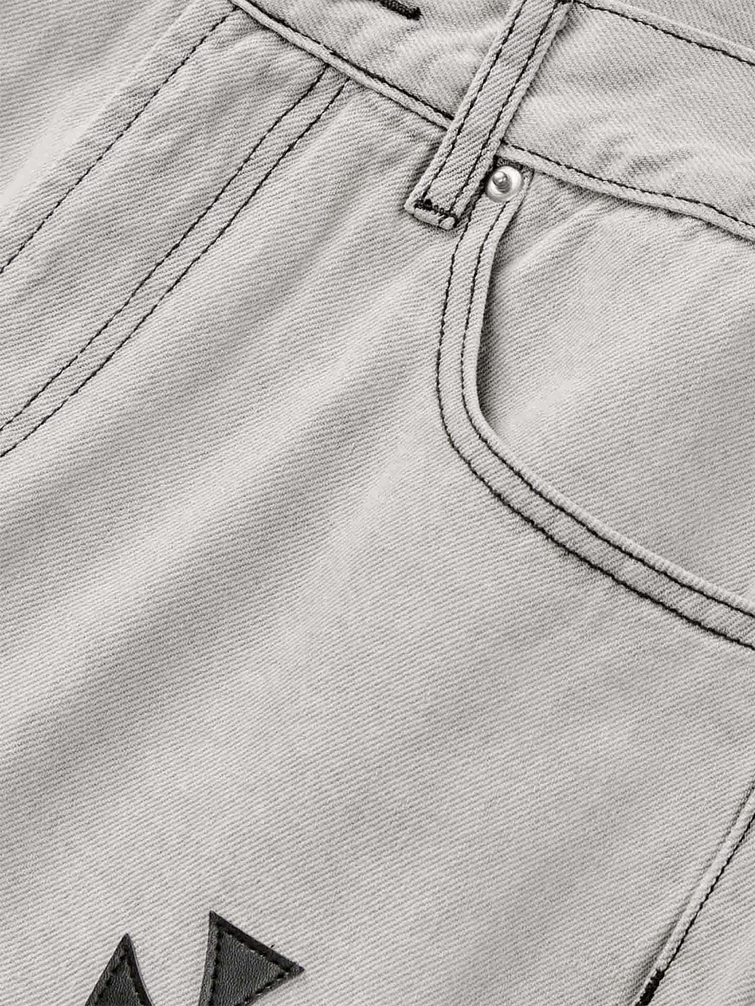 American Vintage Jeans Graphic Utility Streetwear Style