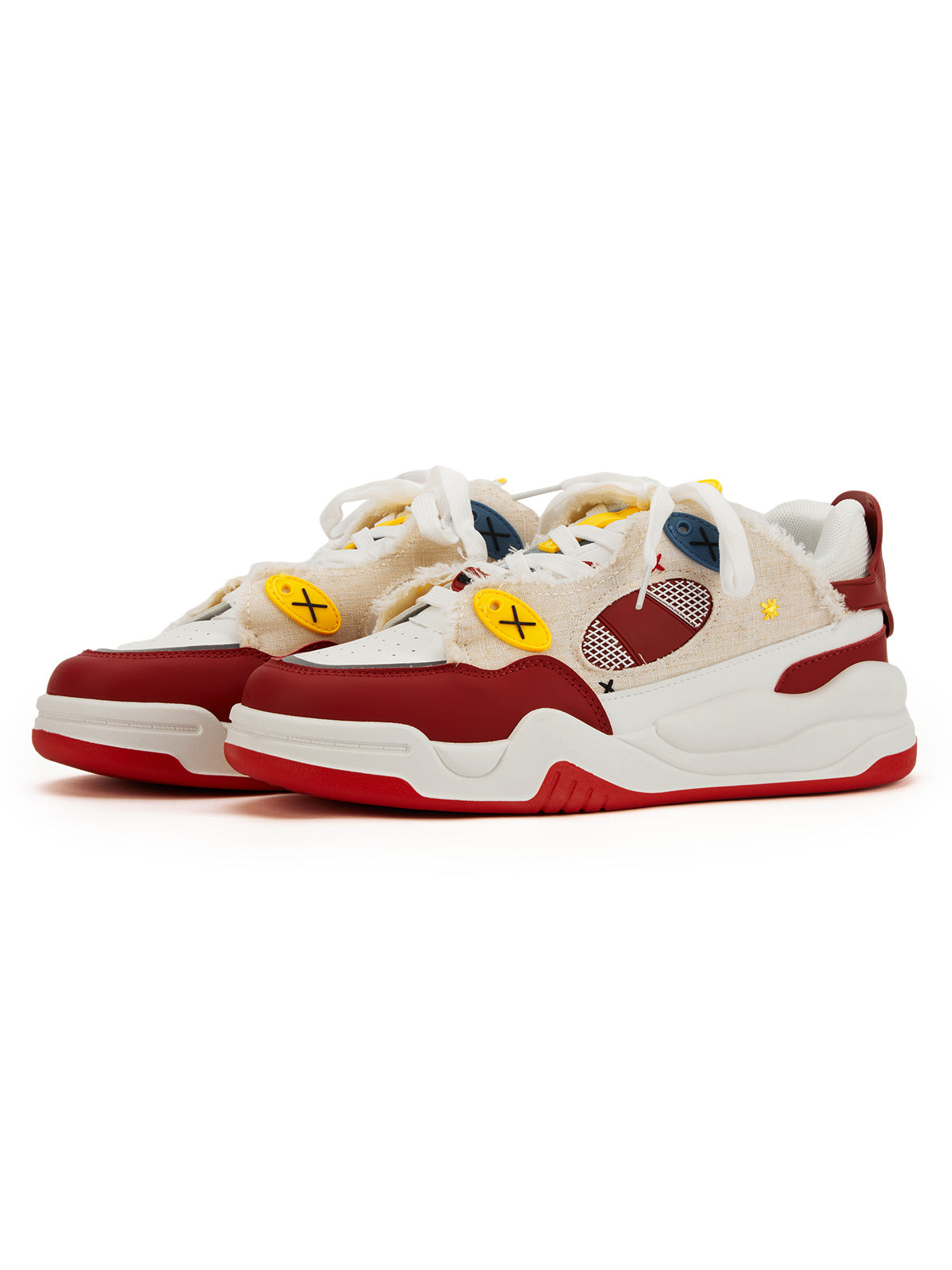 Contrast Chunky Bread Sneakers Streetwear