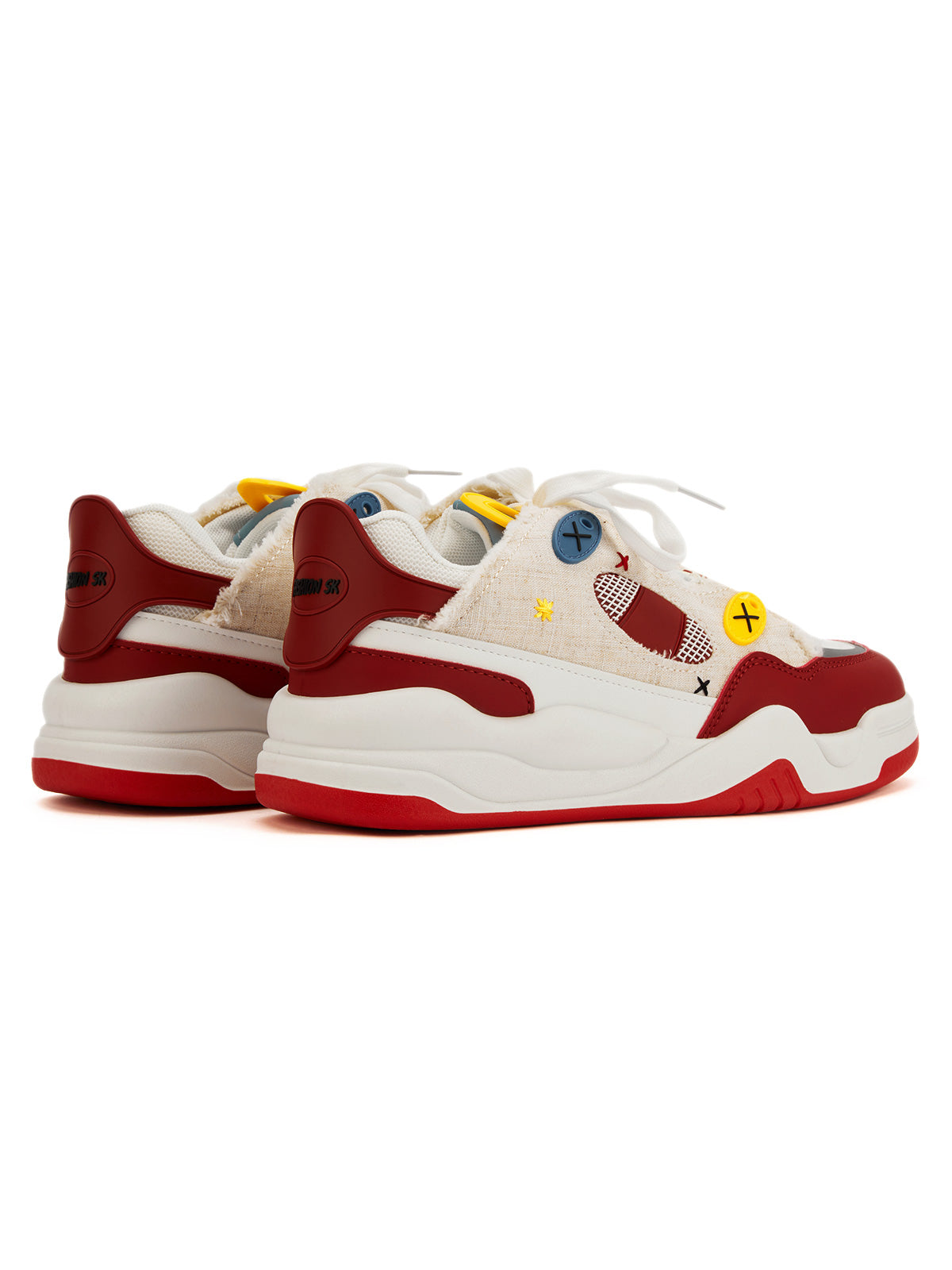 Contrast Chunky Bread Sneakers Streetwear