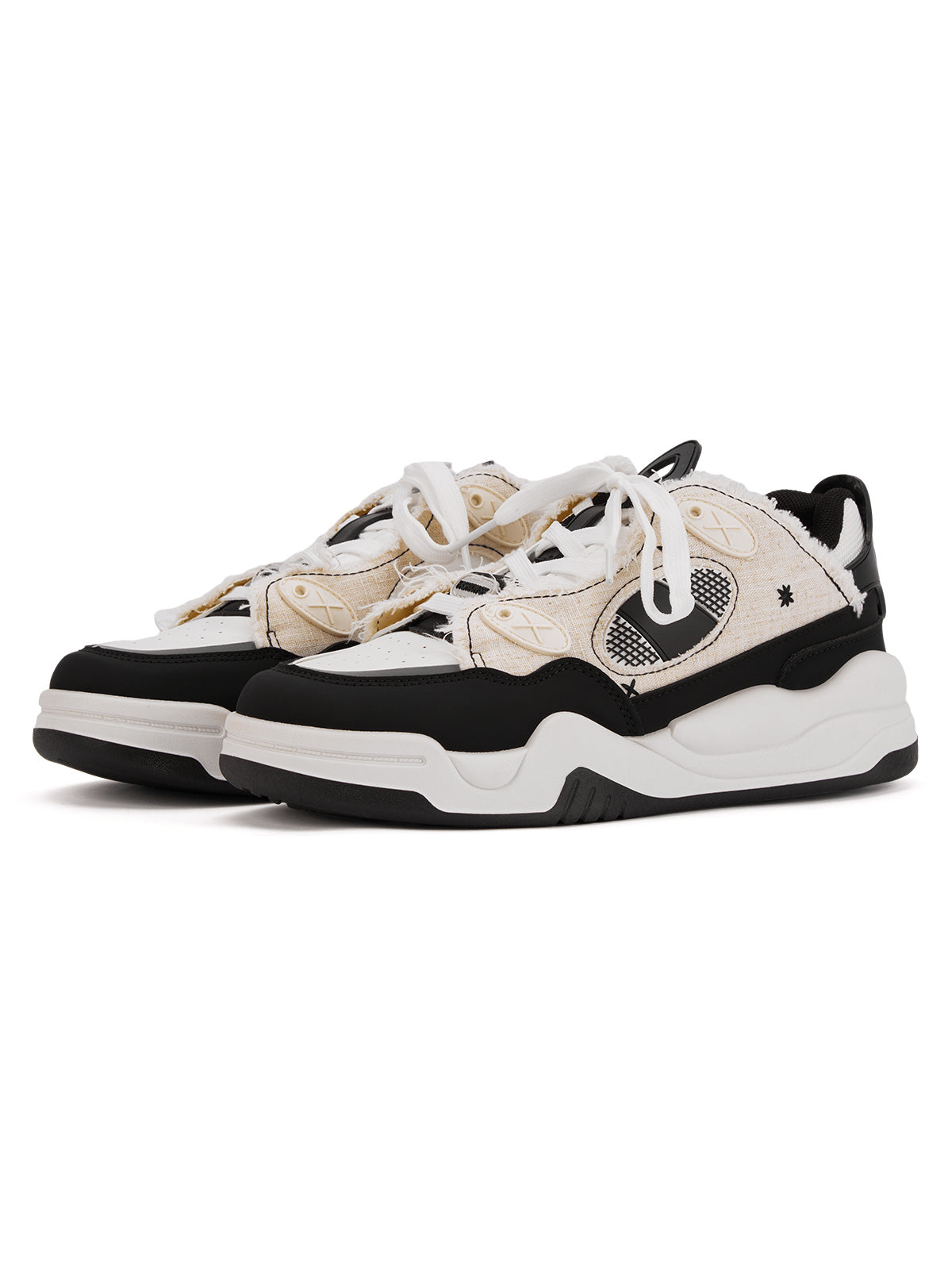 Contrast Chunky Bread Sneakers Streetwear